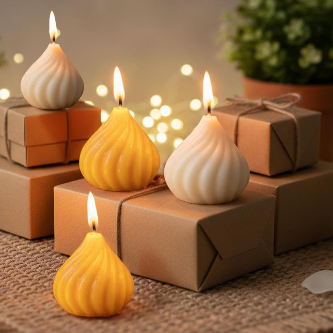 Modak Candle for Festive Decor