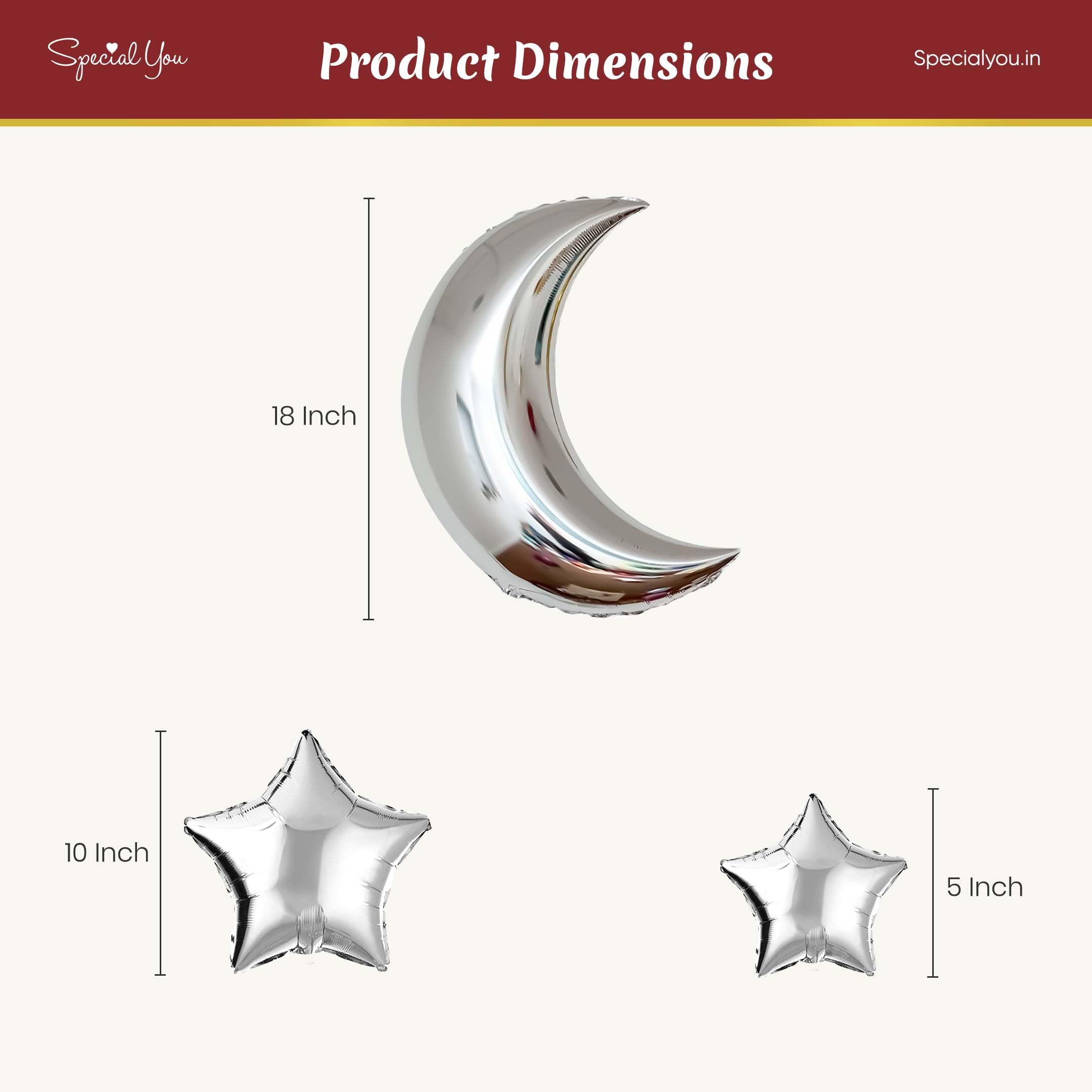 moon foil balloon