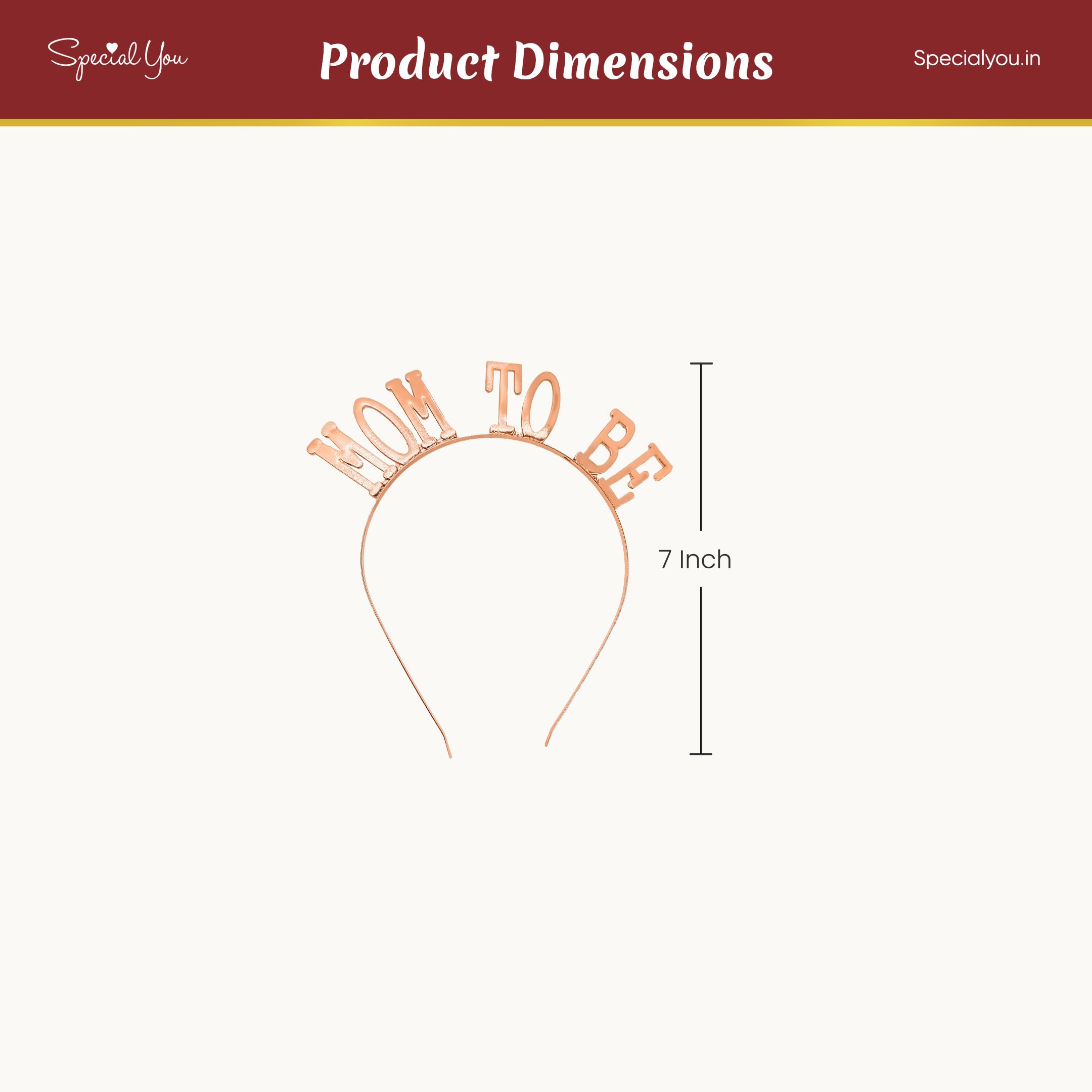Mom to be Headband (Rose Gold)