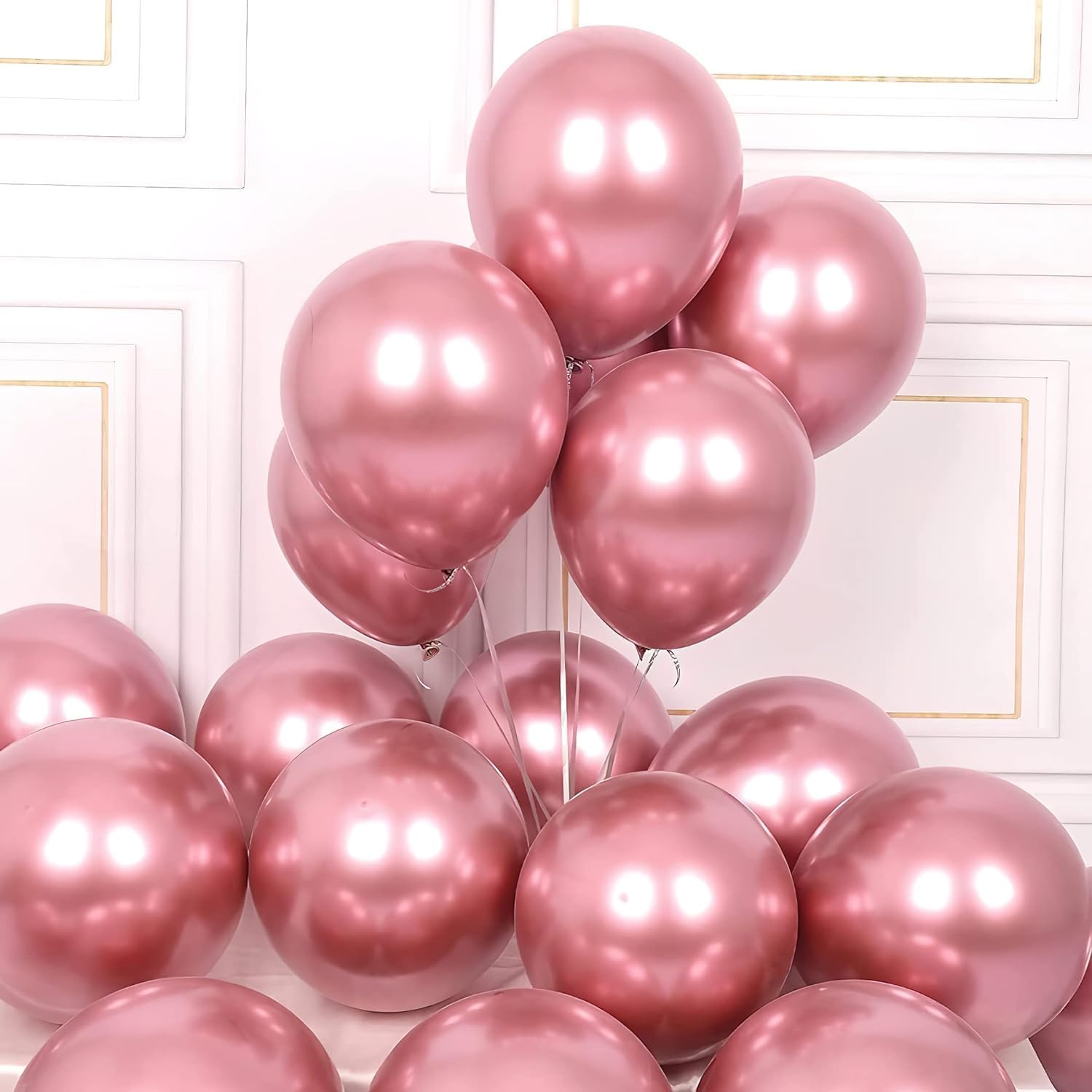 Rose Pink Chrome Balloons for bride to be , birthday party for girls - Special You