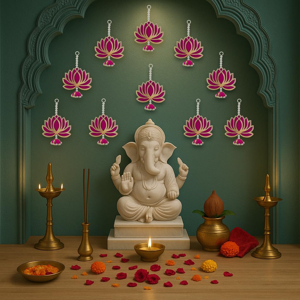 Diwali Lotus Hanging Decor Kit