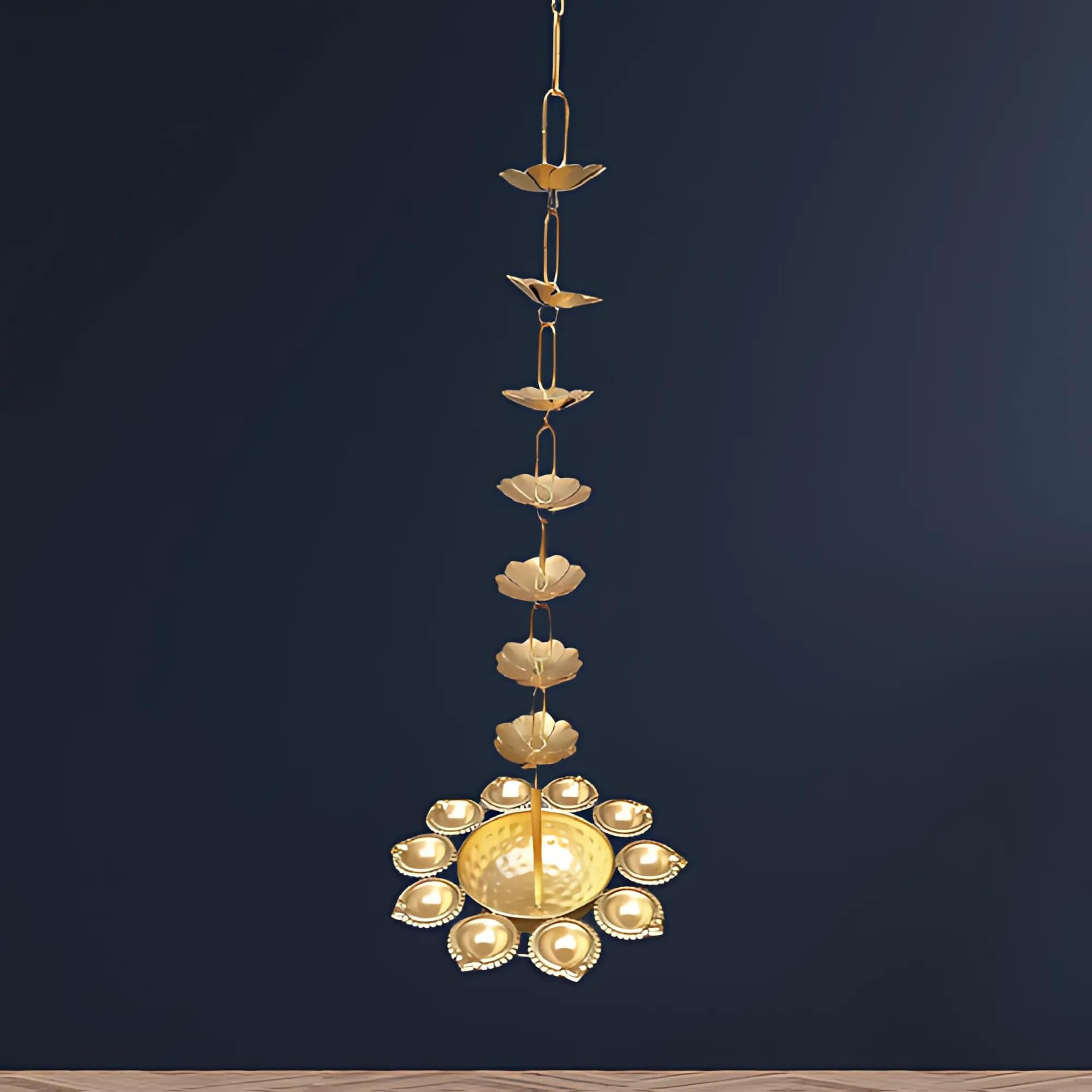 Diya Hanging Urli Set for Decoration