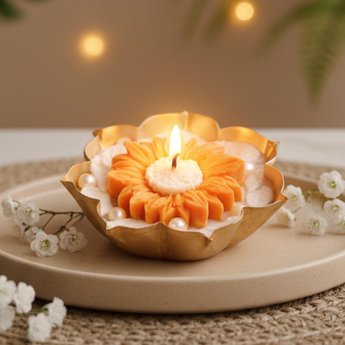 Scented Flower Urli Candle