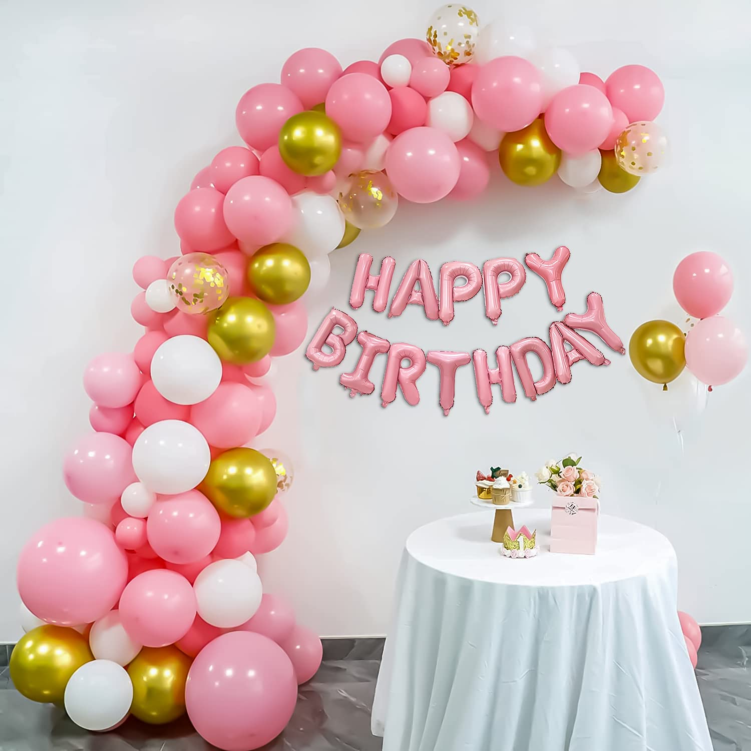 Pastel Theme Happy Birthday Decoration Items for Boys and Girls