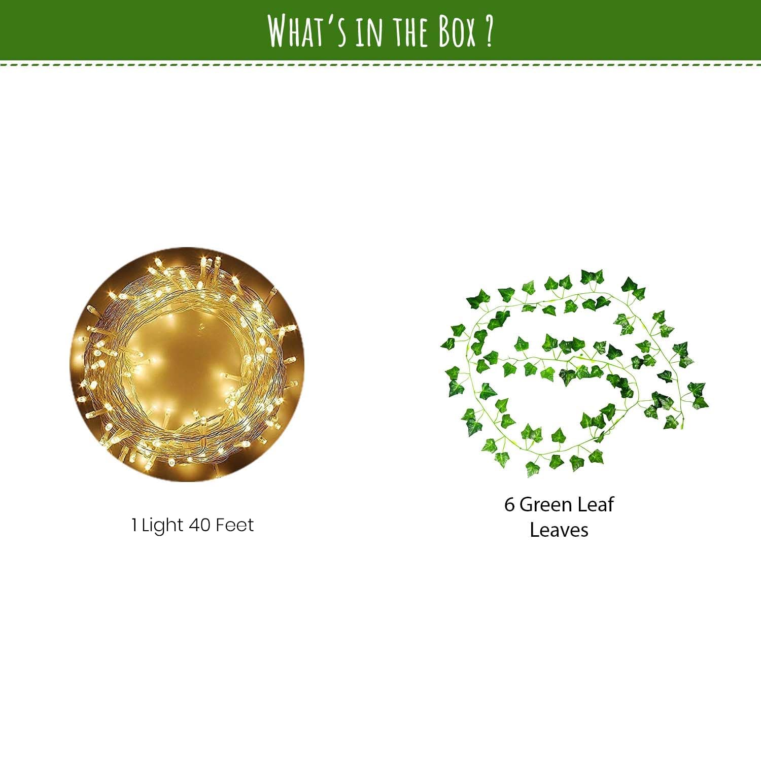 Green Vines Fairy Light Decor