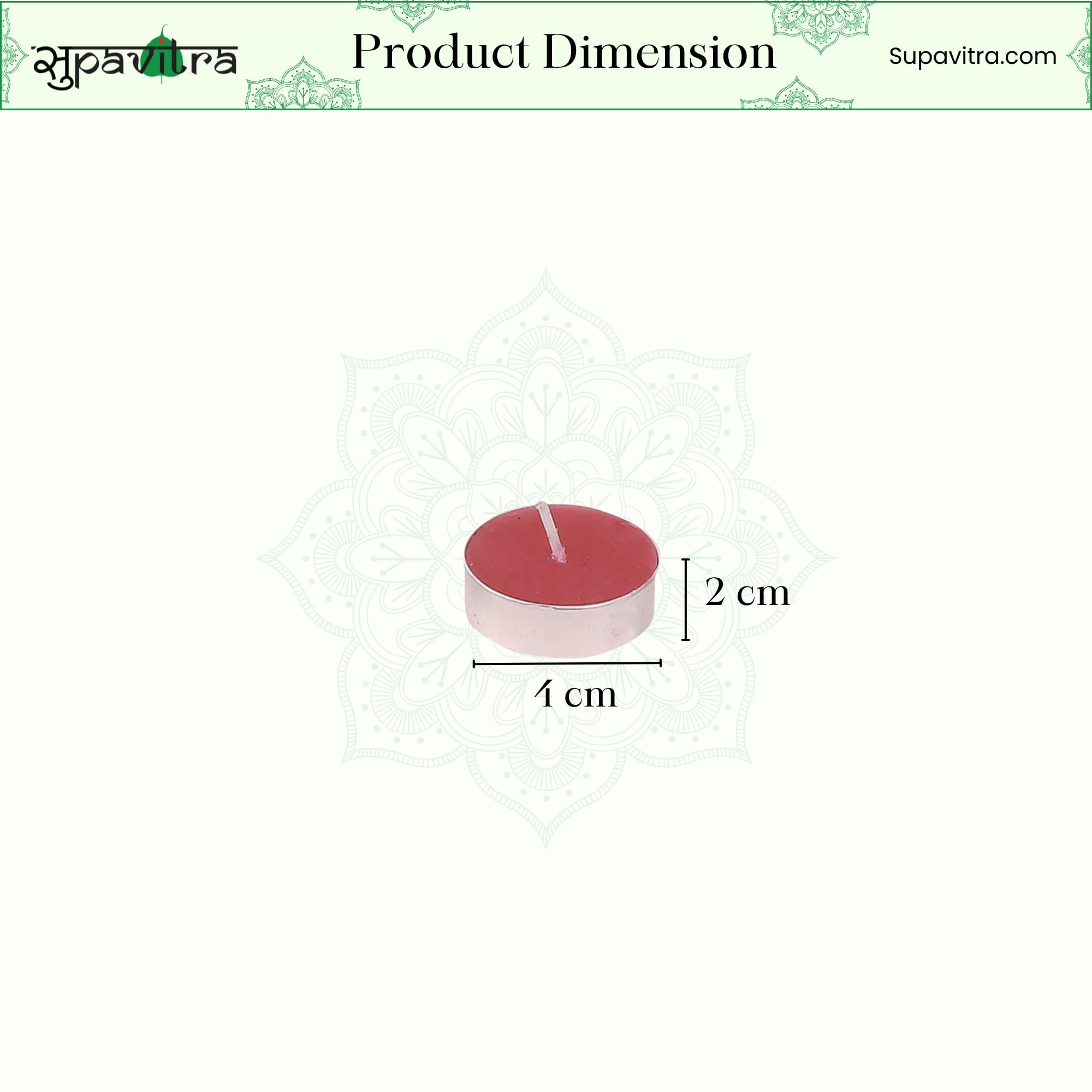 Tealight Candles for Home Decoration, Diwali Decoration Light Set of 100