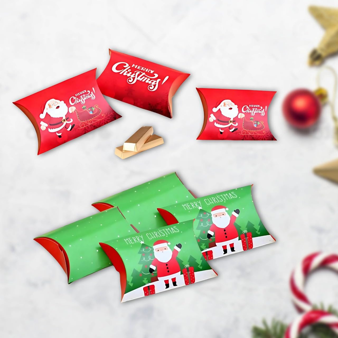 Christmas Packaging Boxes Pack of 10