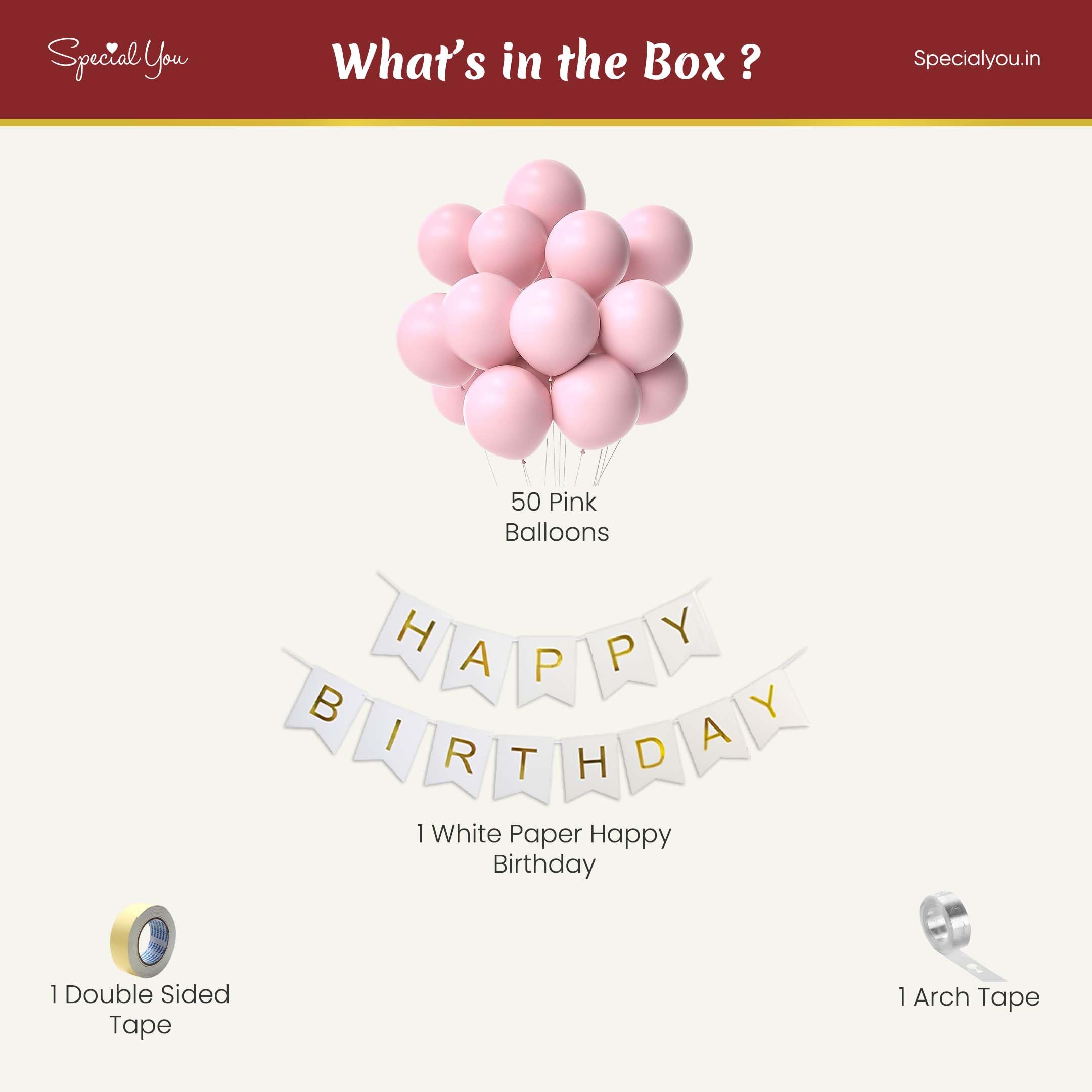 pink balloons decoration
