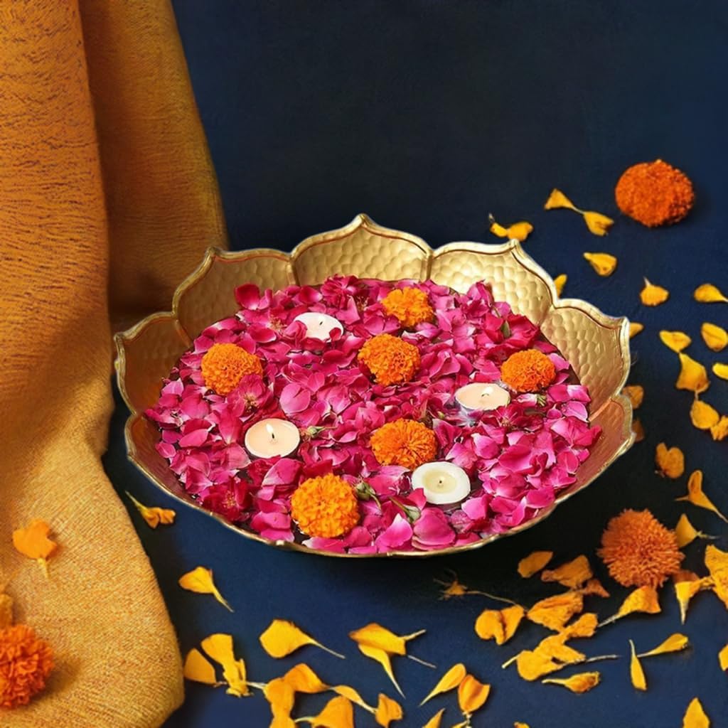 Urli Bowl for Diwali, Navratri Festival Decor - 12 Inch