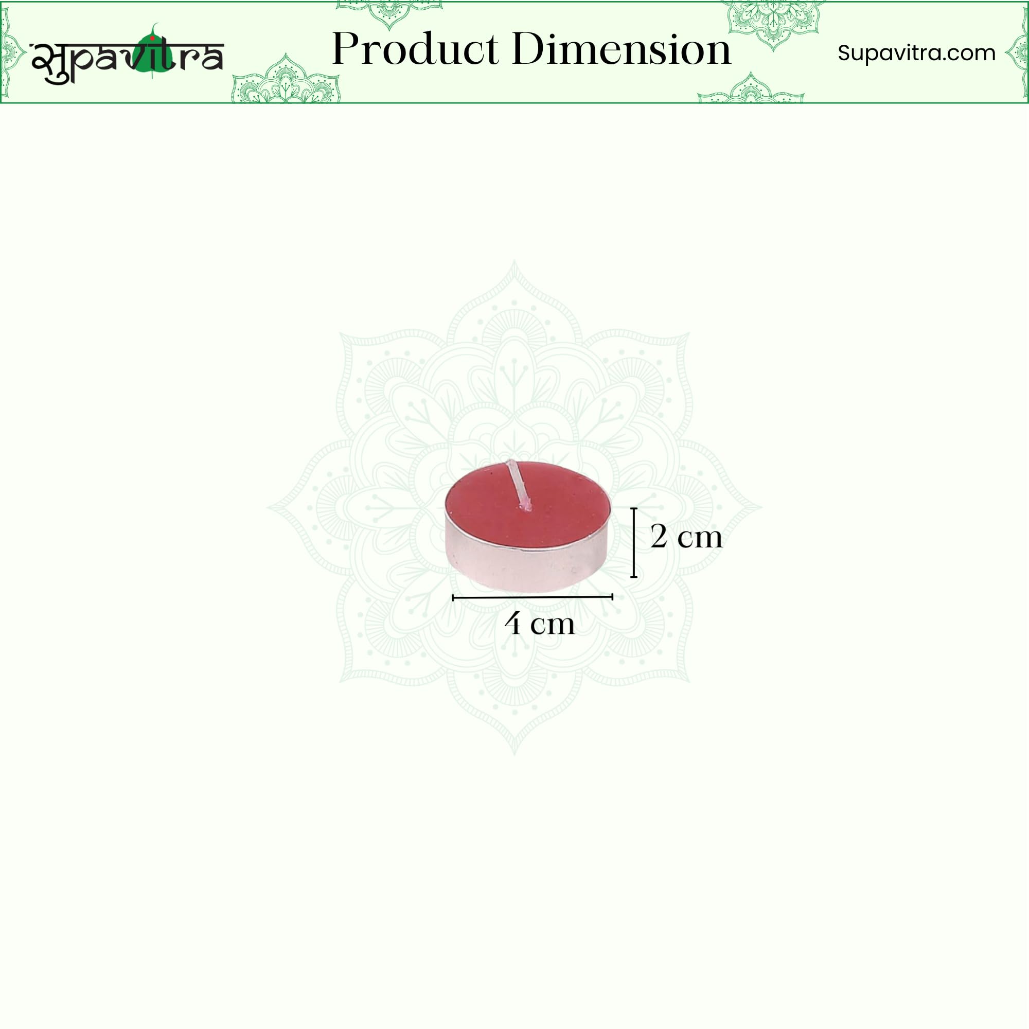 Scented Tealight Candles for Home Decoration, Diwali Decoration Light Set of 40