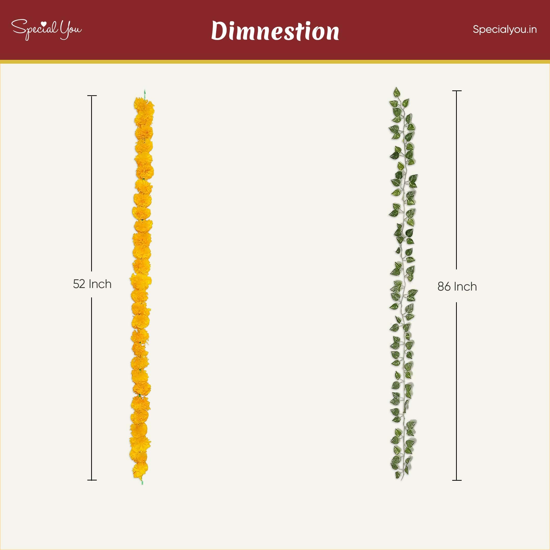 Vibrant Yellow Floral Setup Decor Kit