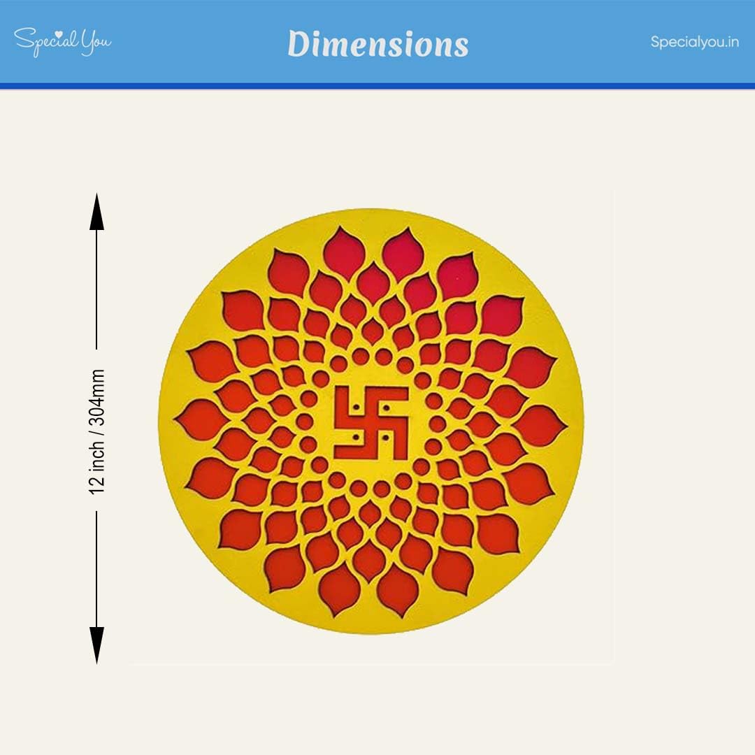 swastik mandala mirrorwall hanfing