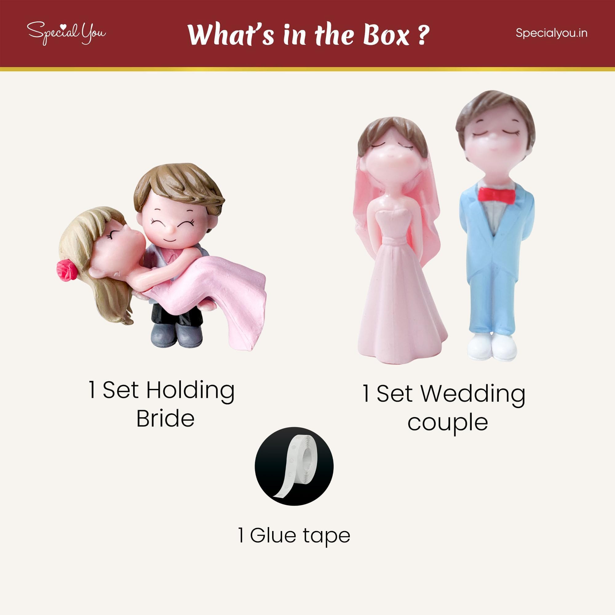 Dancing & Wedding Couple Miniature Combo
