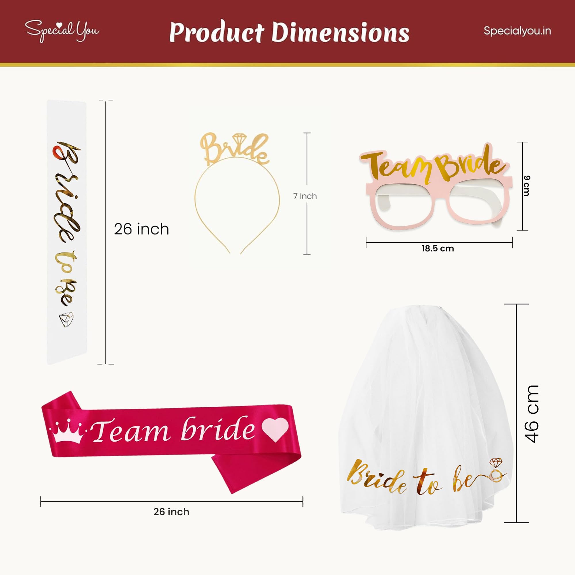Bride to be Decoration with props