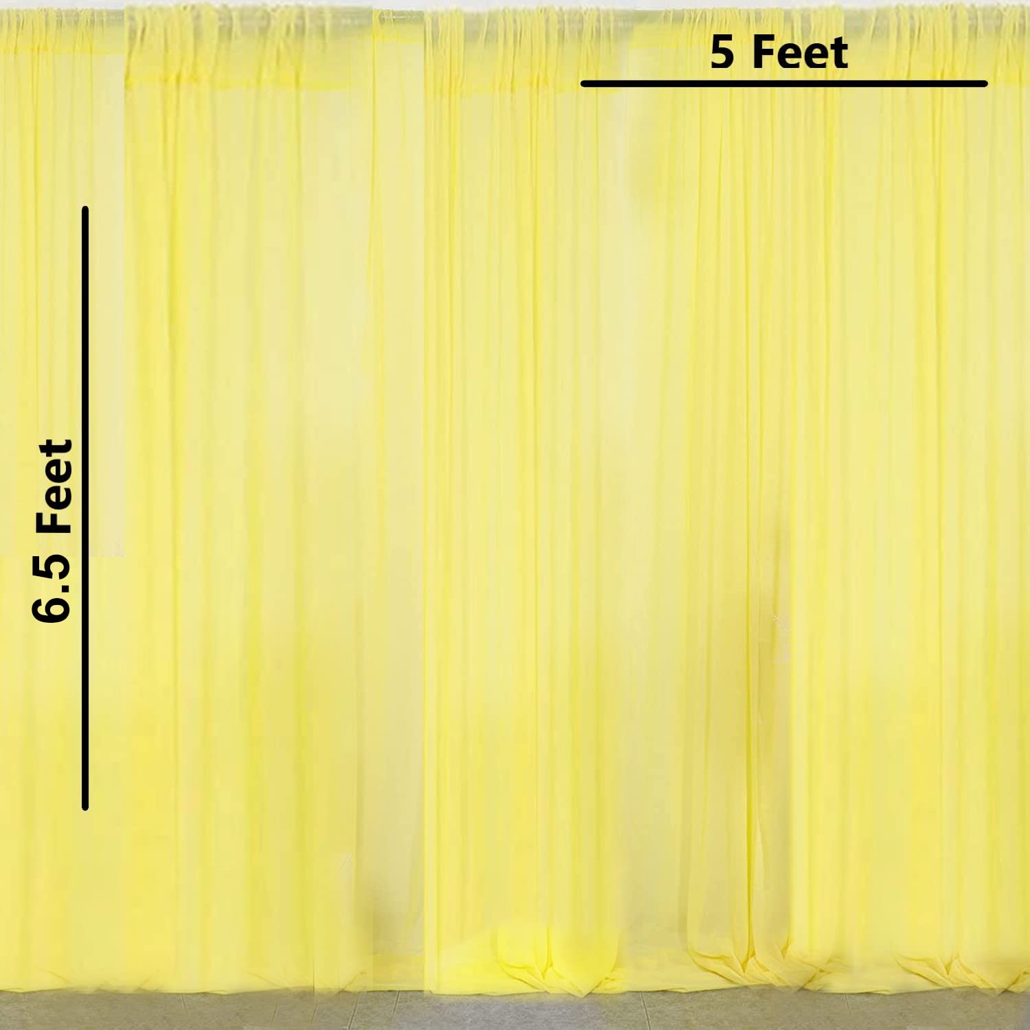 yellow curtain
