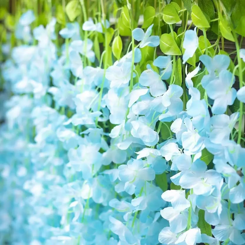 Blue wisteria for Ganpati Decor