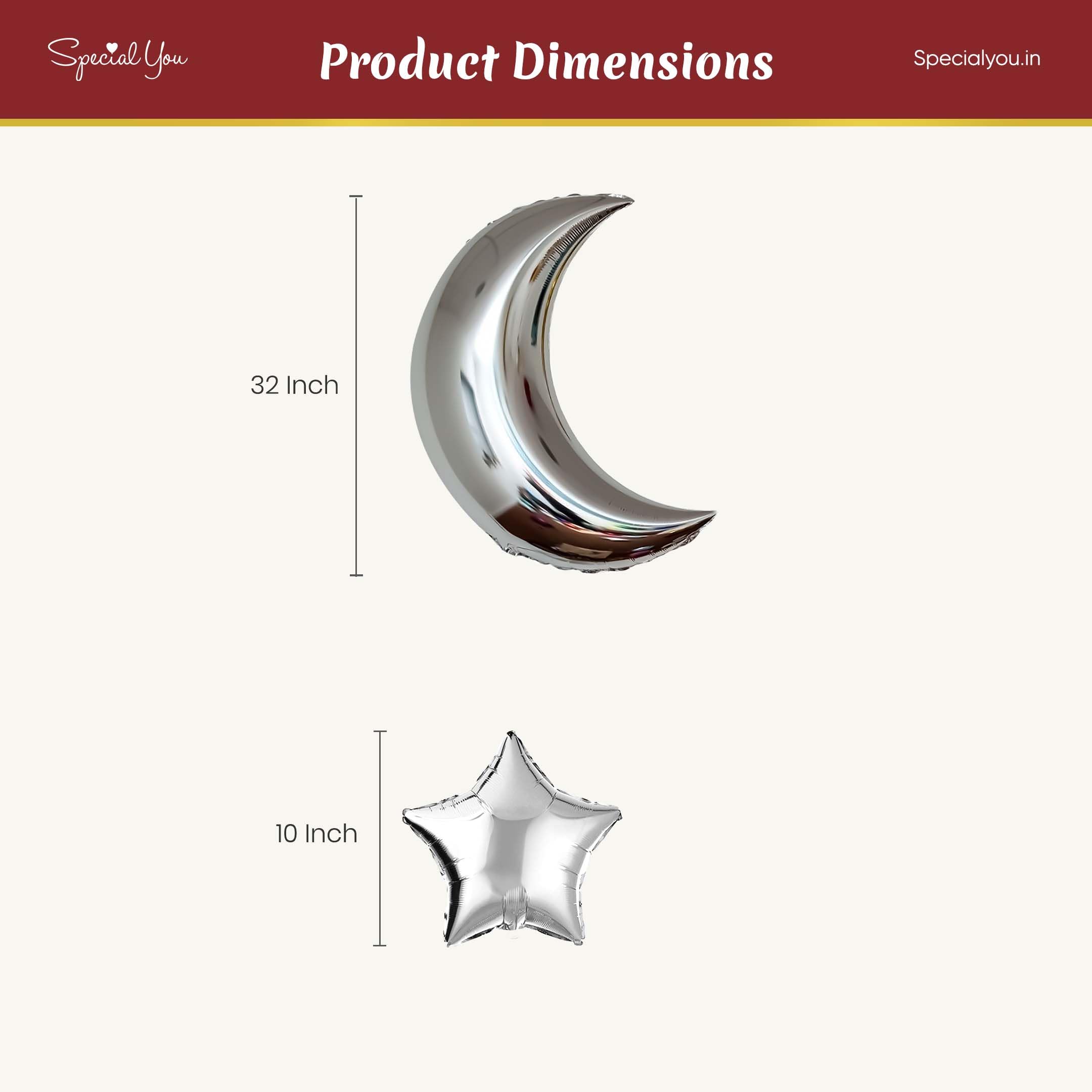 Star & Moon theme Birthday decoration Kit
