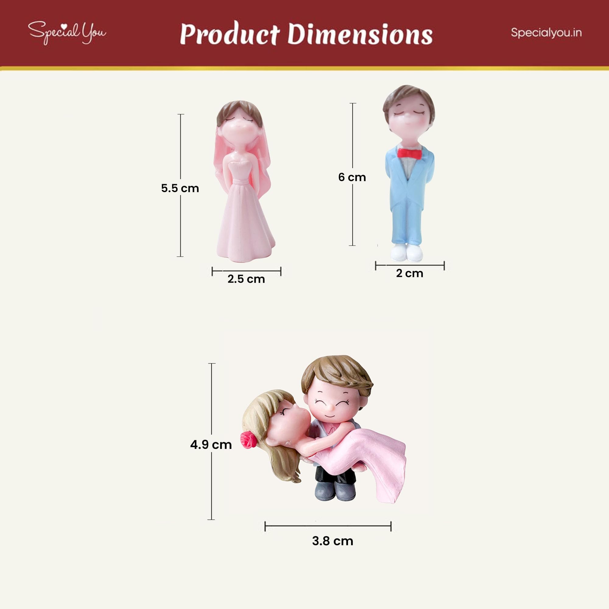 Dancing & Wedding Couple Miniature Combo