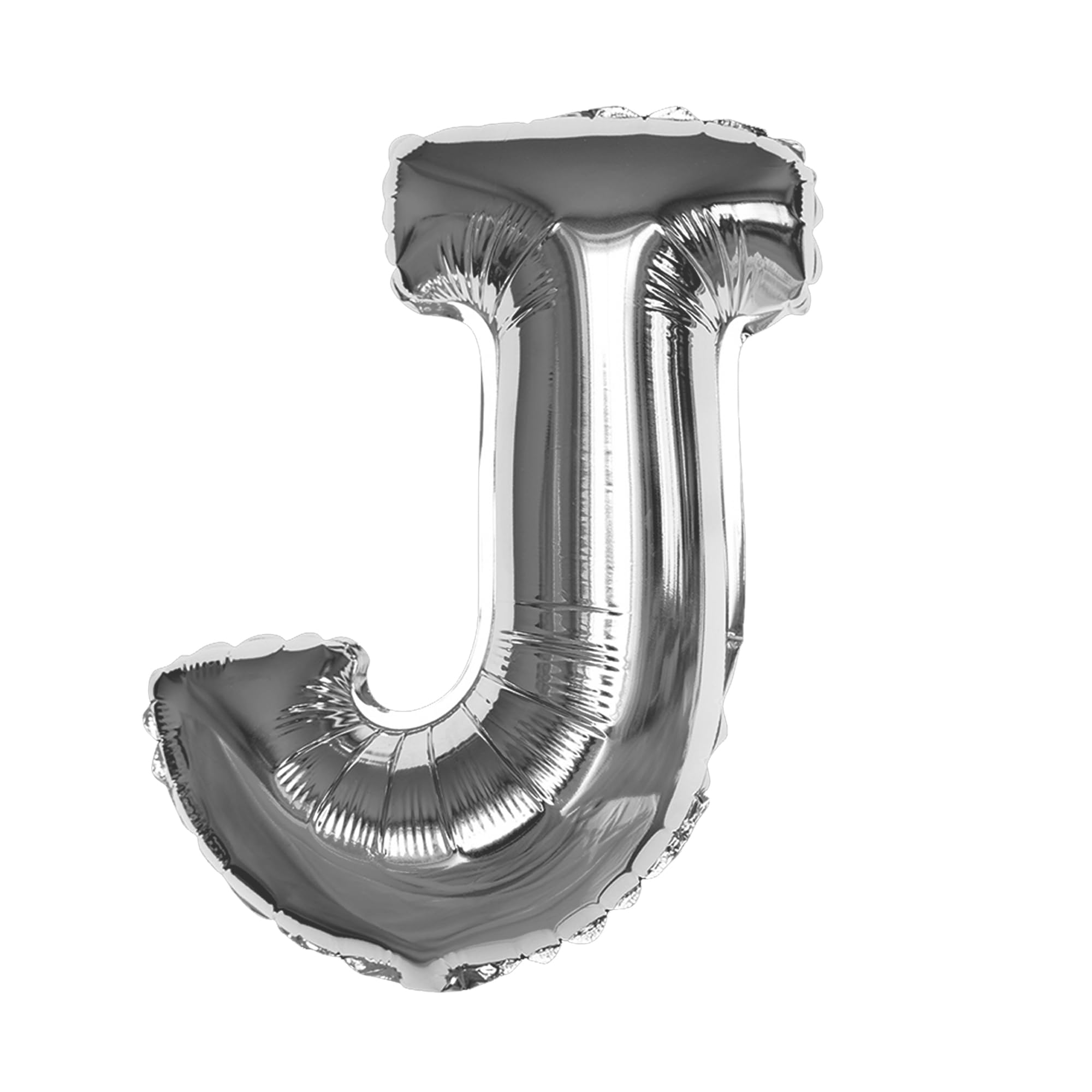 Silver J Letter Foil Balloon - Special You