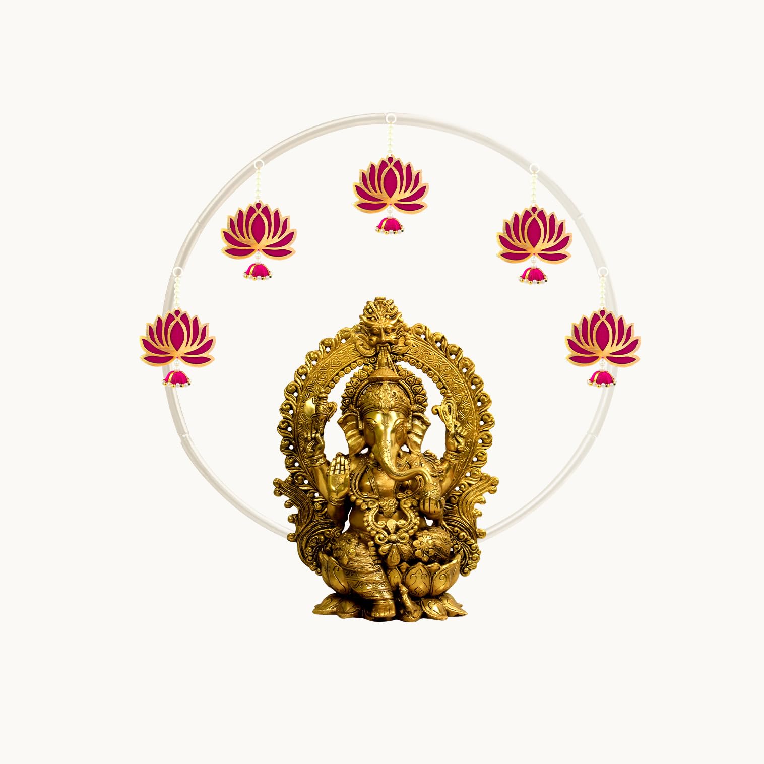Golden Aura Ganpati Theme
