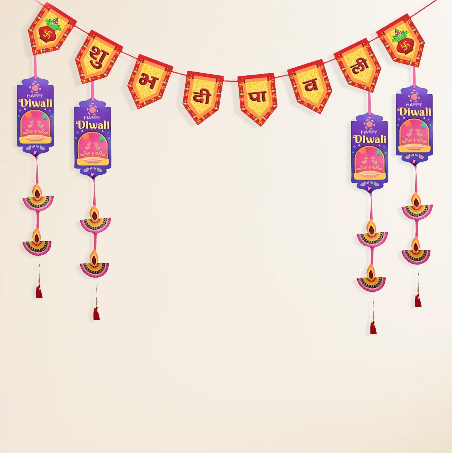 Paper Toran for Main Entrance Door Hanging for Home Decoration