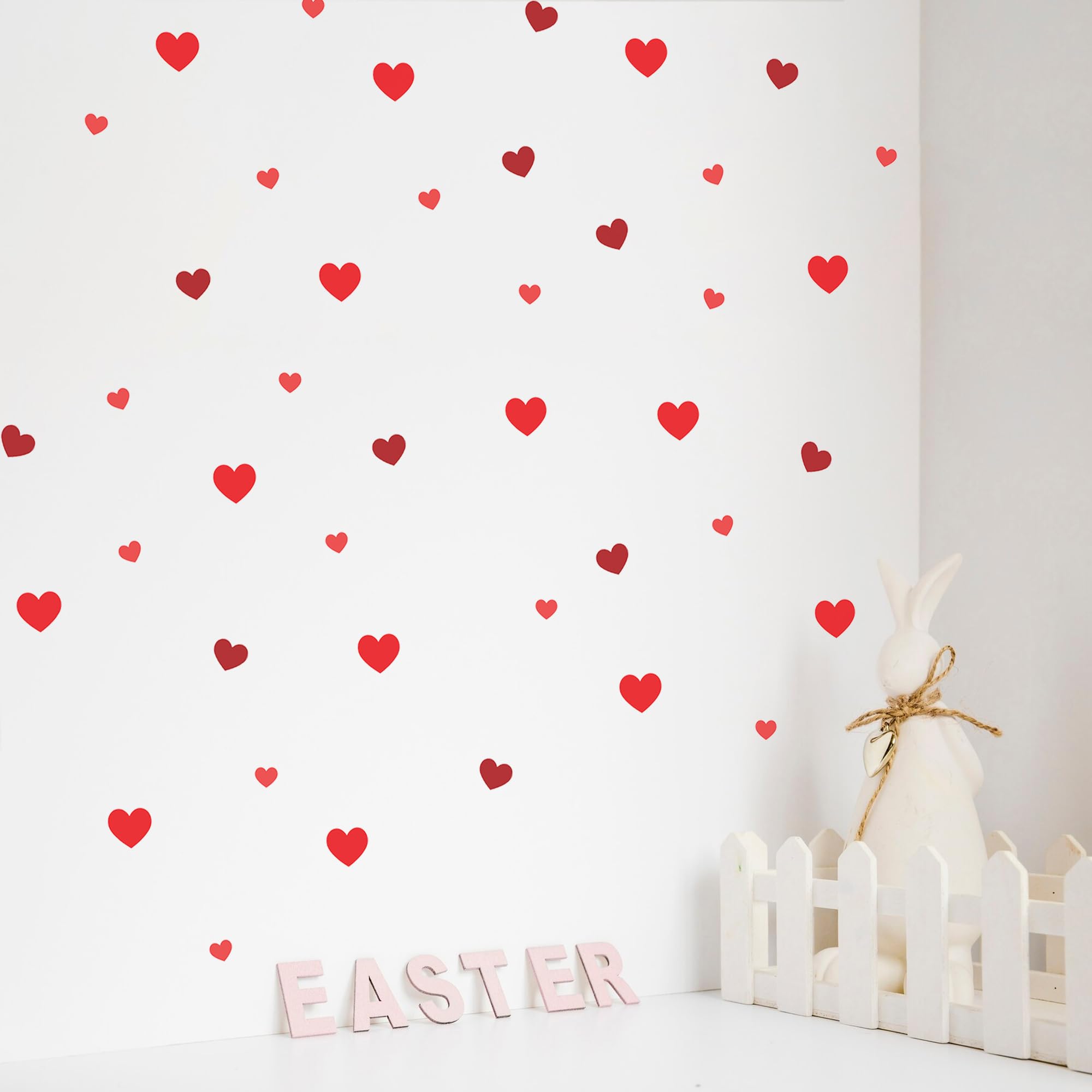 Red Heart Wall Stickers for Home Decoration