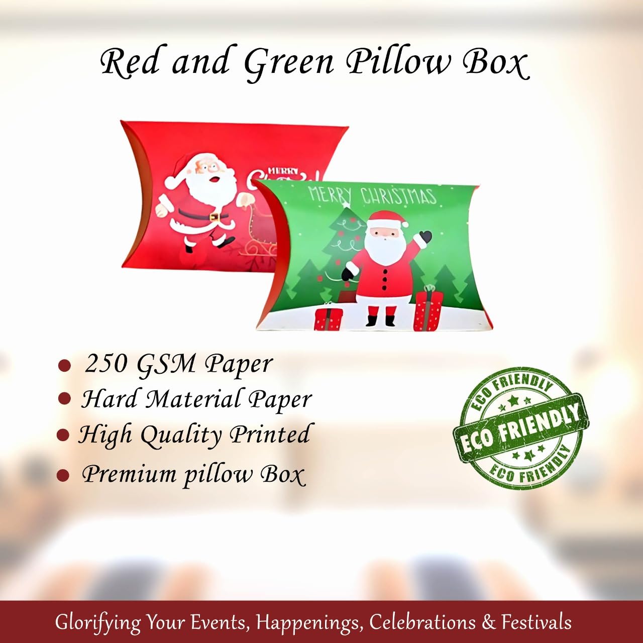 Christmas Packaging Boxes Pack of 10