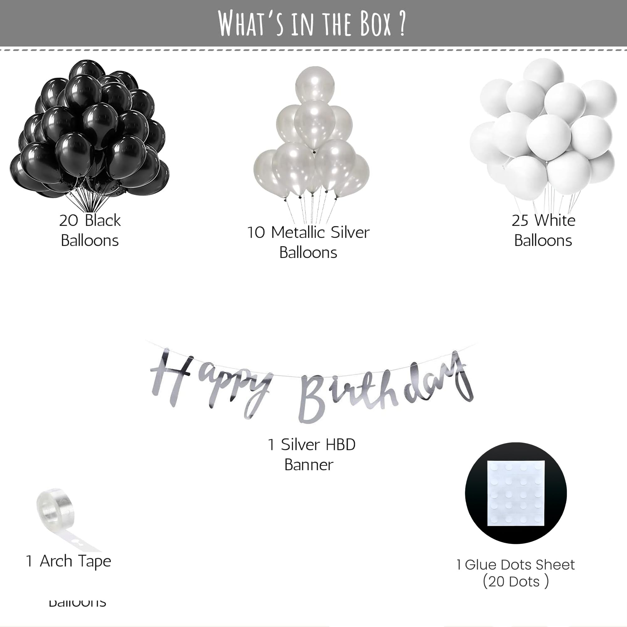 black & white decoration