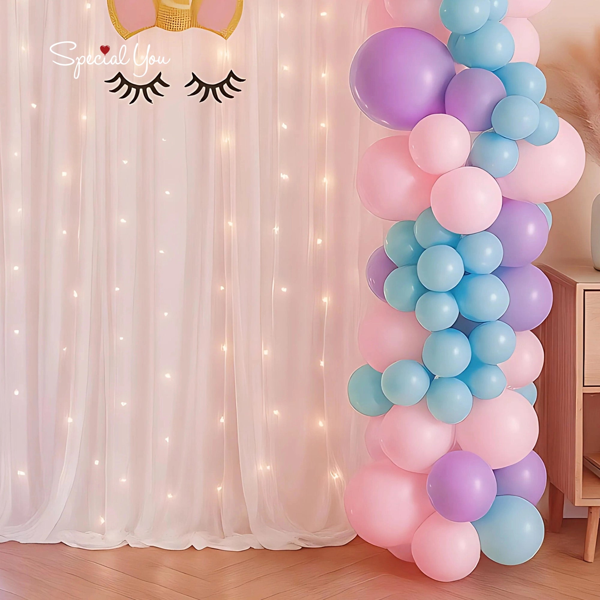Unicorn Balloon Arch Birthday Decor