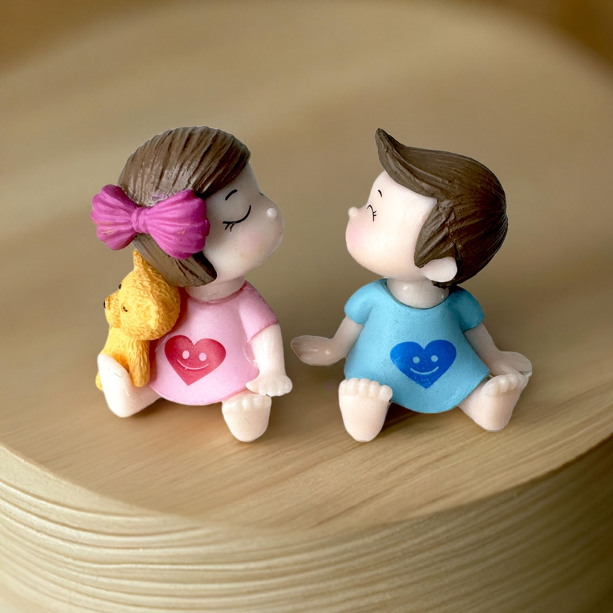 sitting couple Miniature for Valentine's Gift
