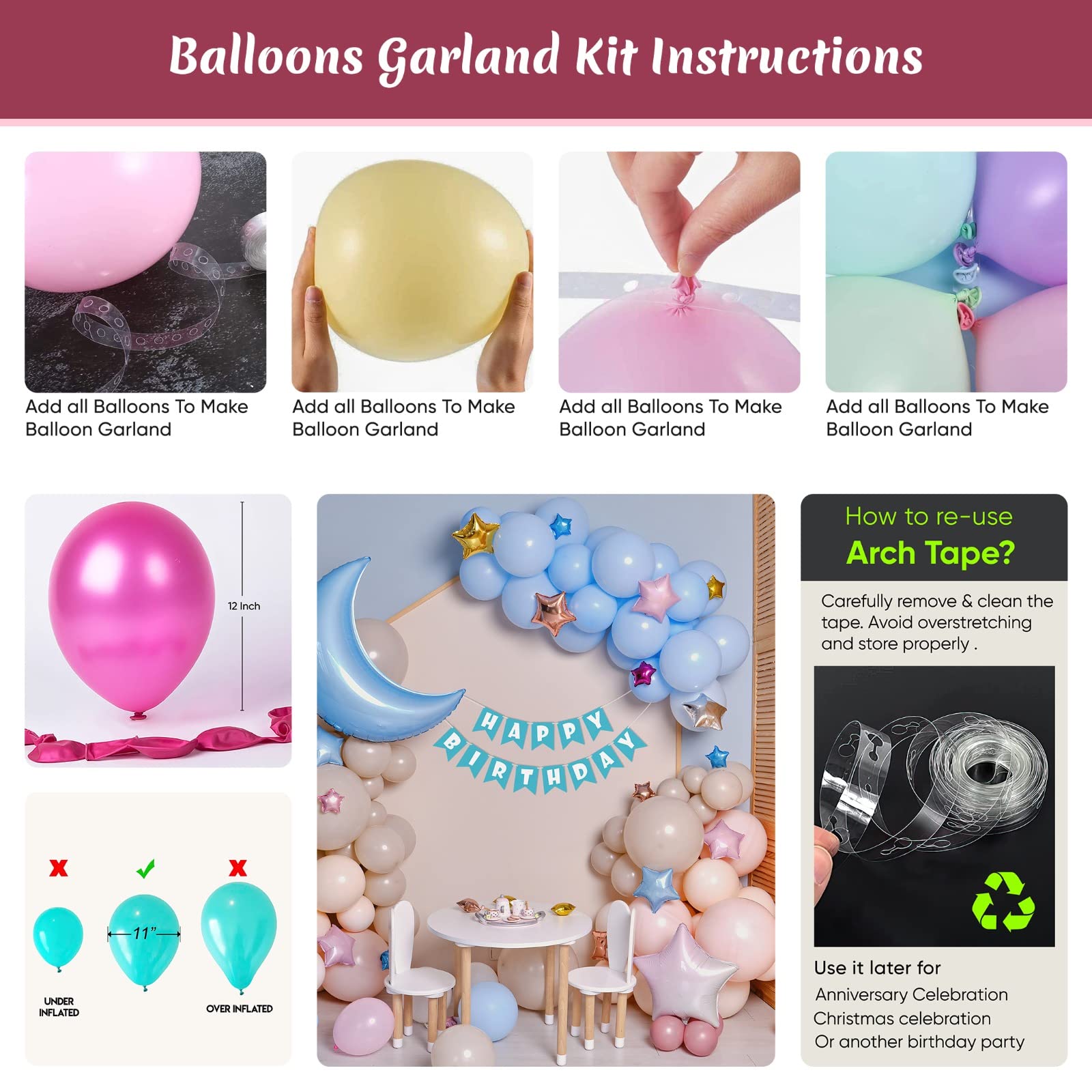 balloons for decoration