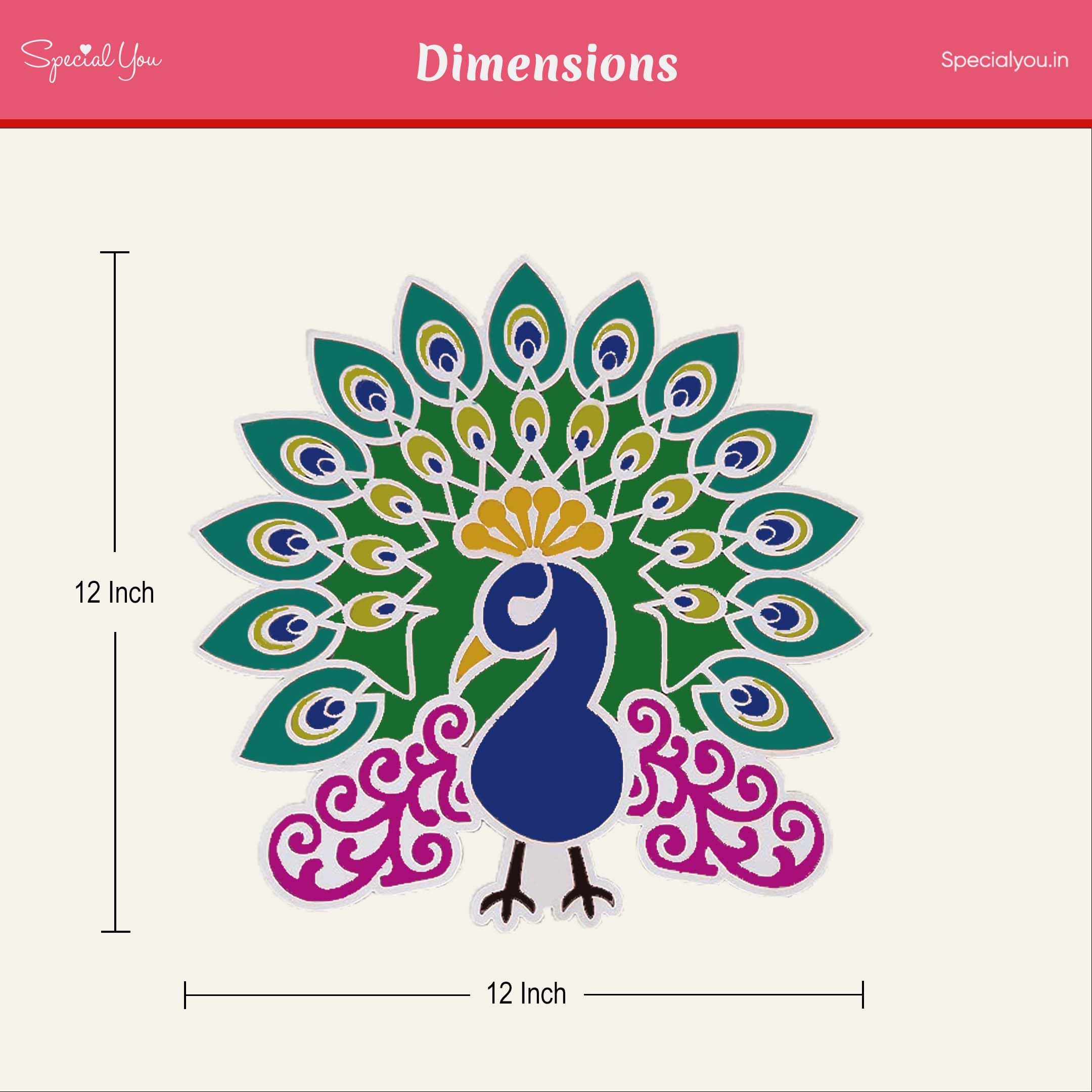 wooden rangoli template
