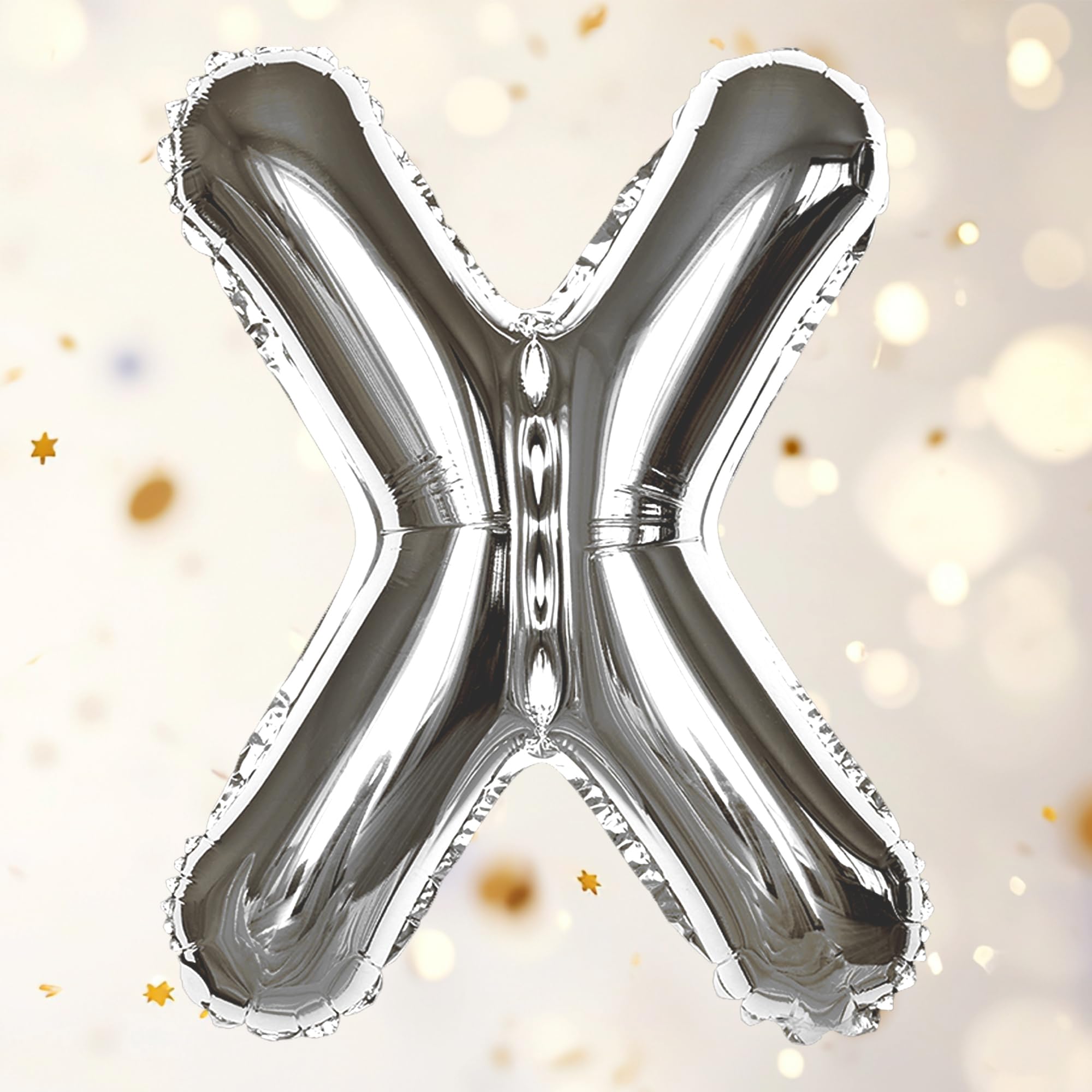 Silver X Letter Foil Balloon - Special You