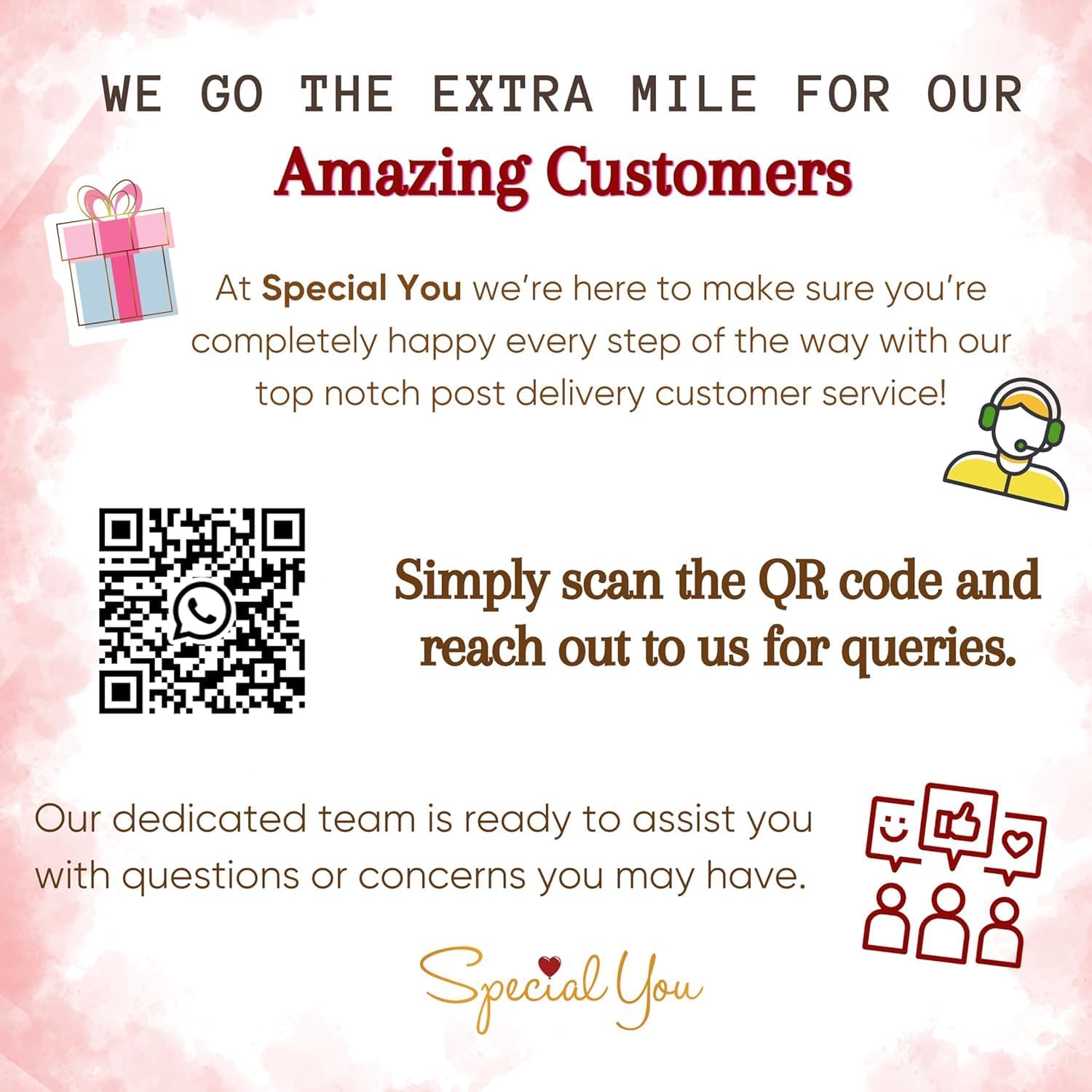 Pink Rosy Clouds Naming Ceremony Kit for girls - Special You