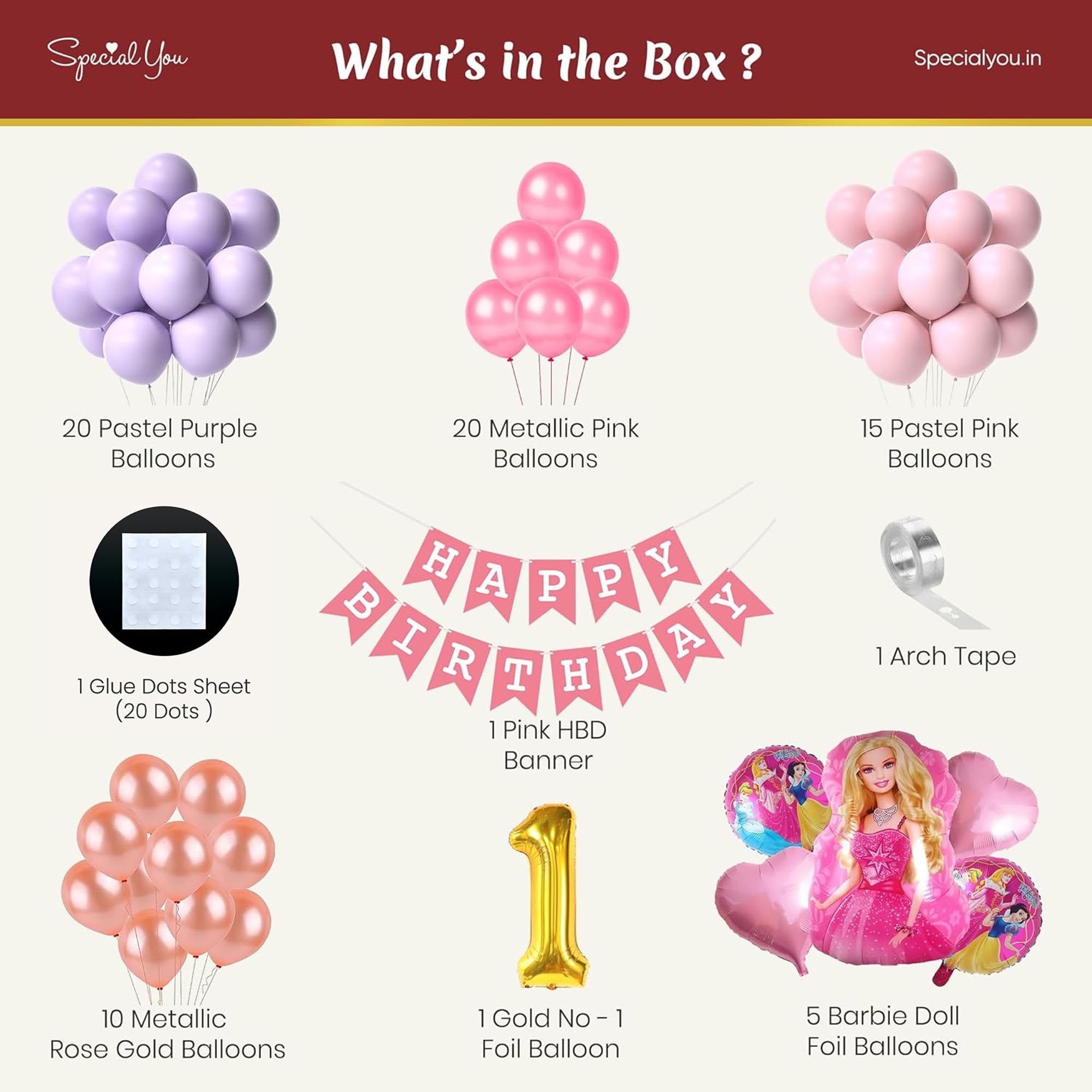 Cherish your little princess's first birthday.