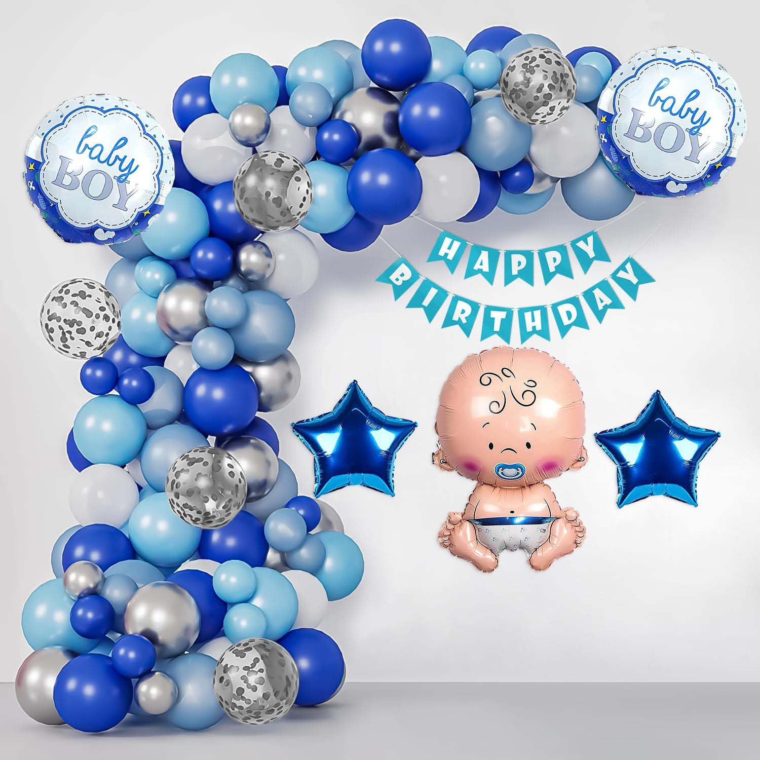 blue theme decoration