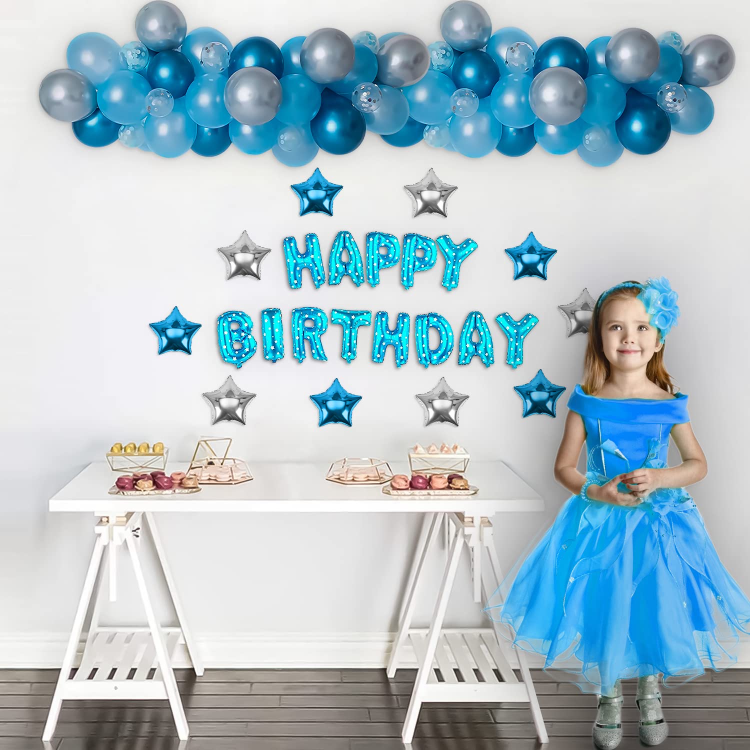 Lavish Blue Star DIY Birthday Kit