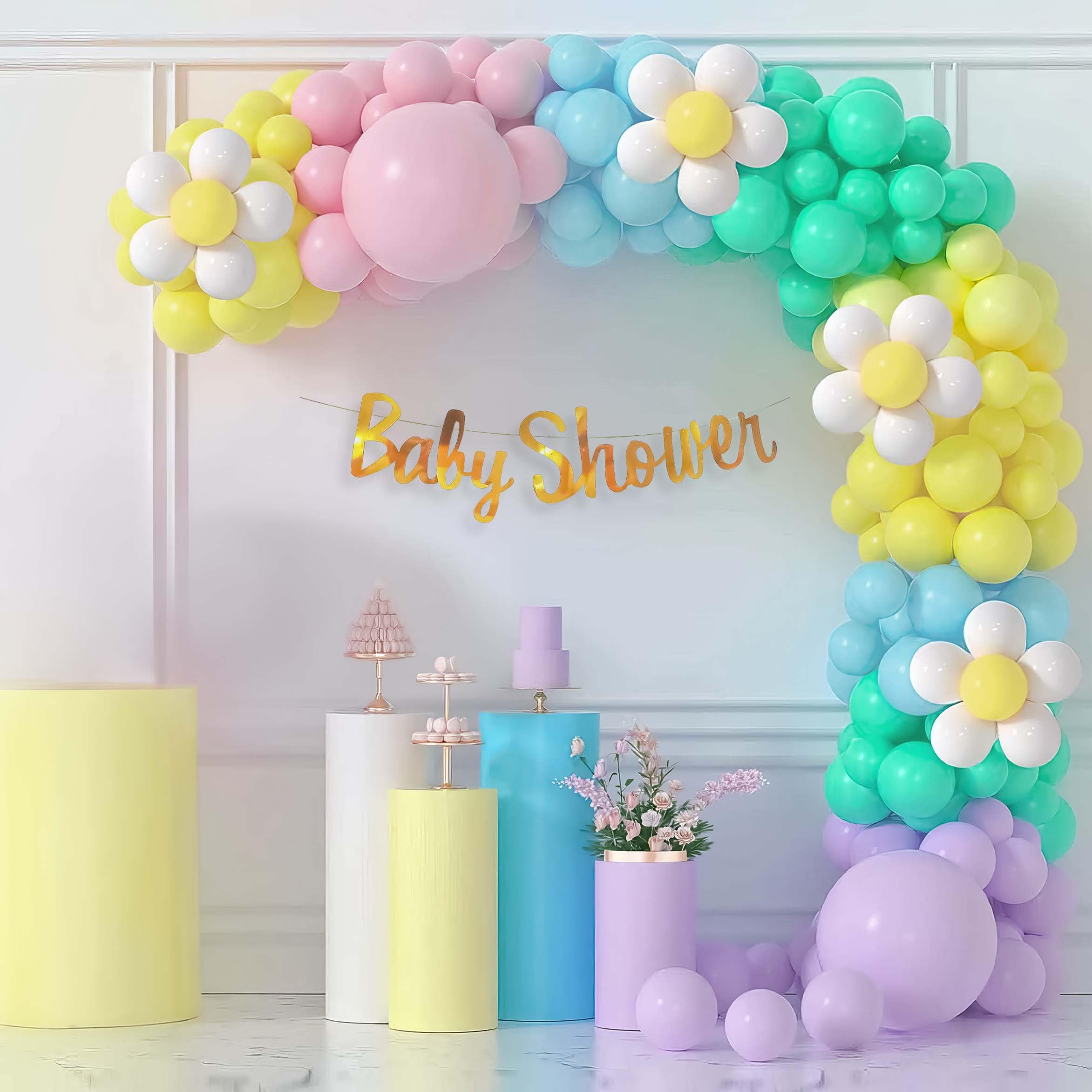Pastel Baby Shower DIY Decoration Kit