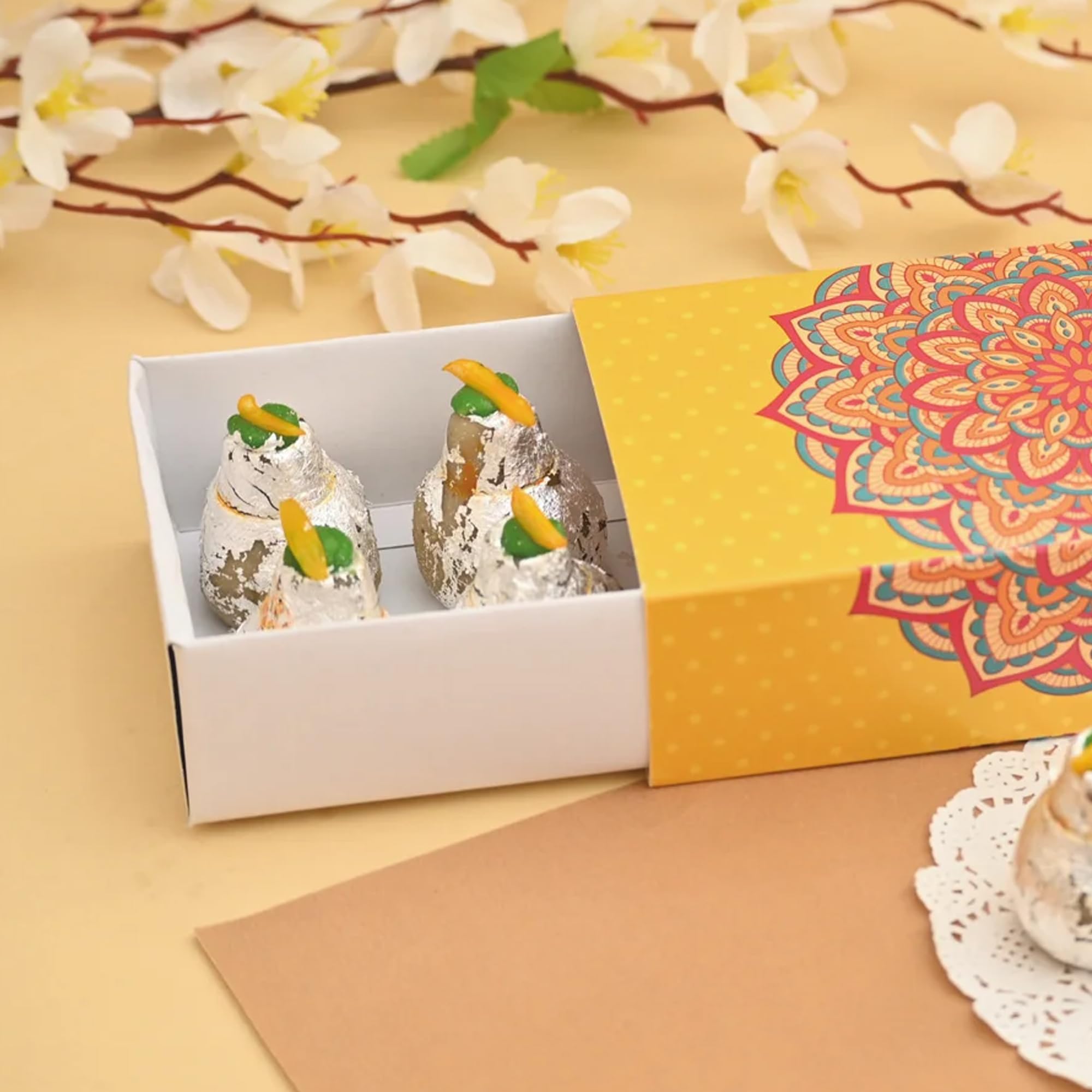 Pack of 10 Sliding Box for Chocolate Packing