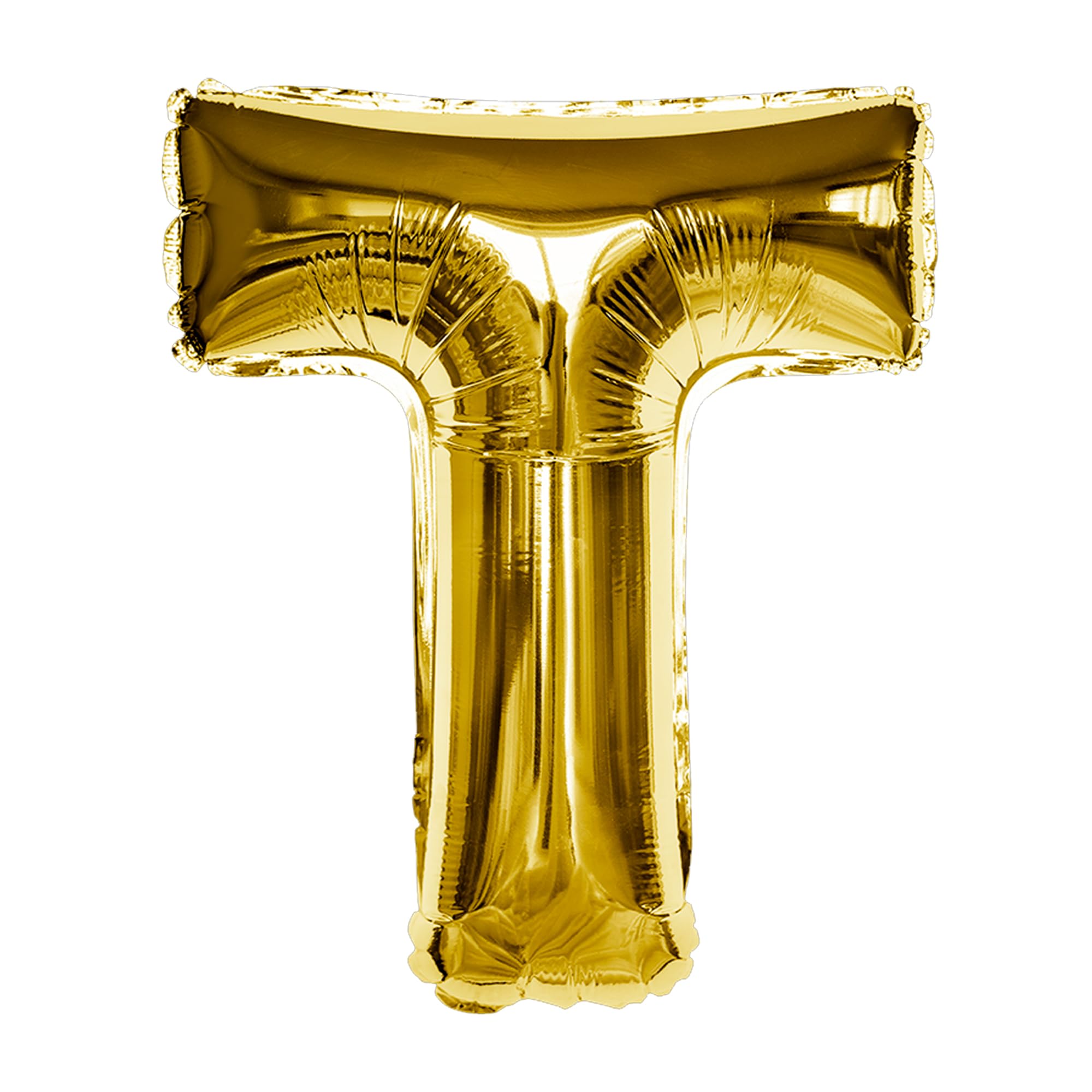 Gold T Letter Foil Balloon