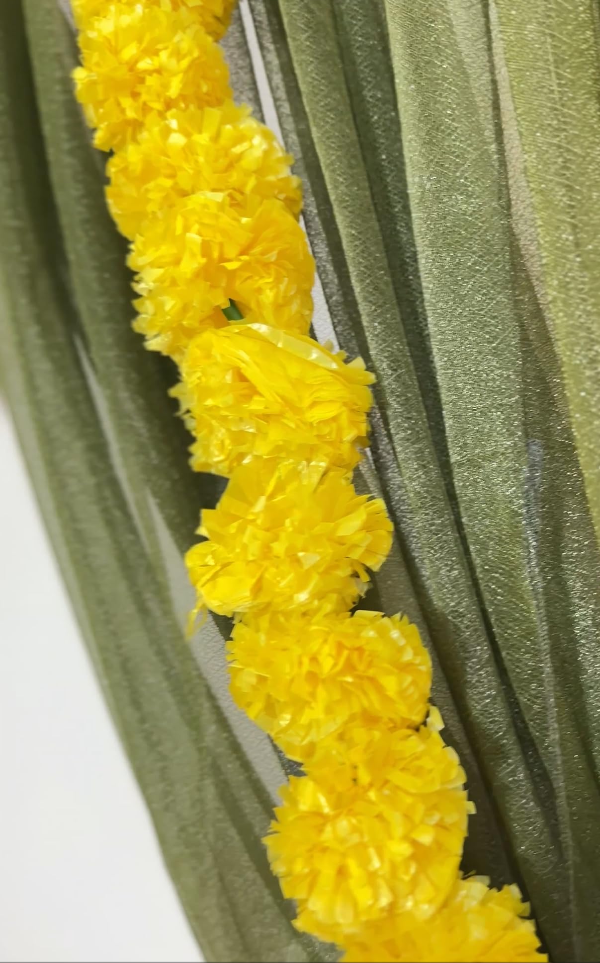 Green Grace Ganpati Look