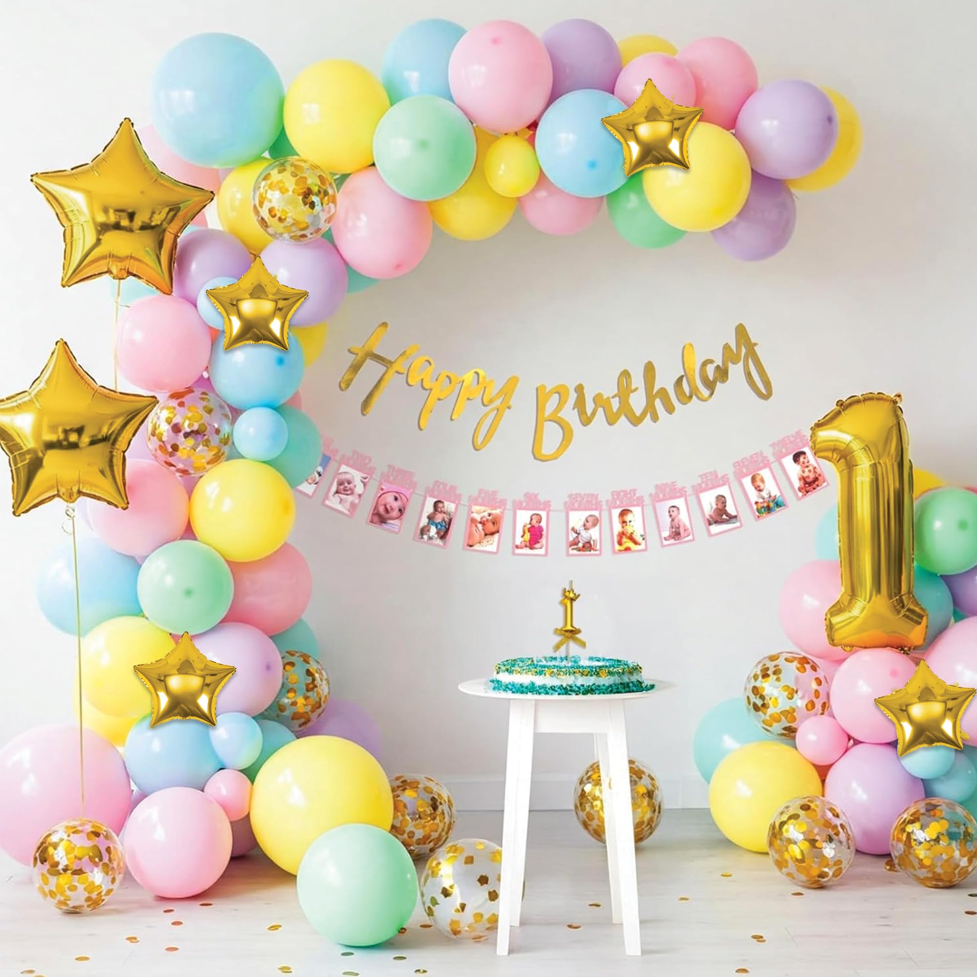 1st Birthday Decoration for Baby Girl