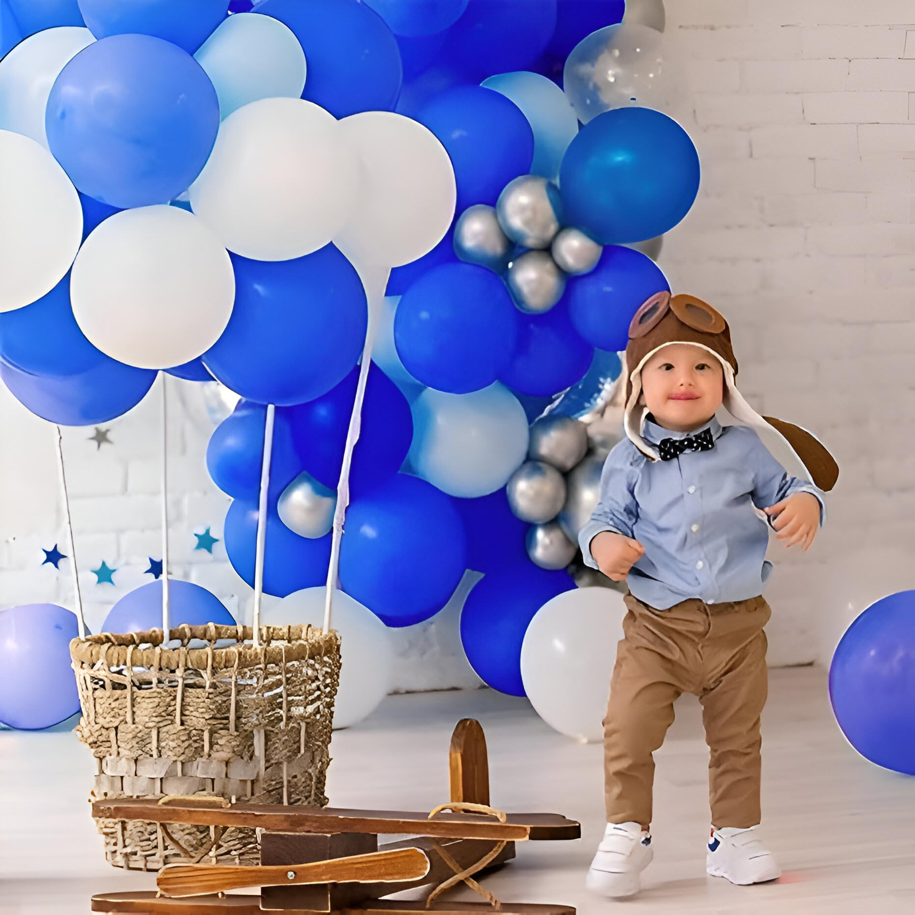 Metallic Blue Balloons - 50 pcs - Special You