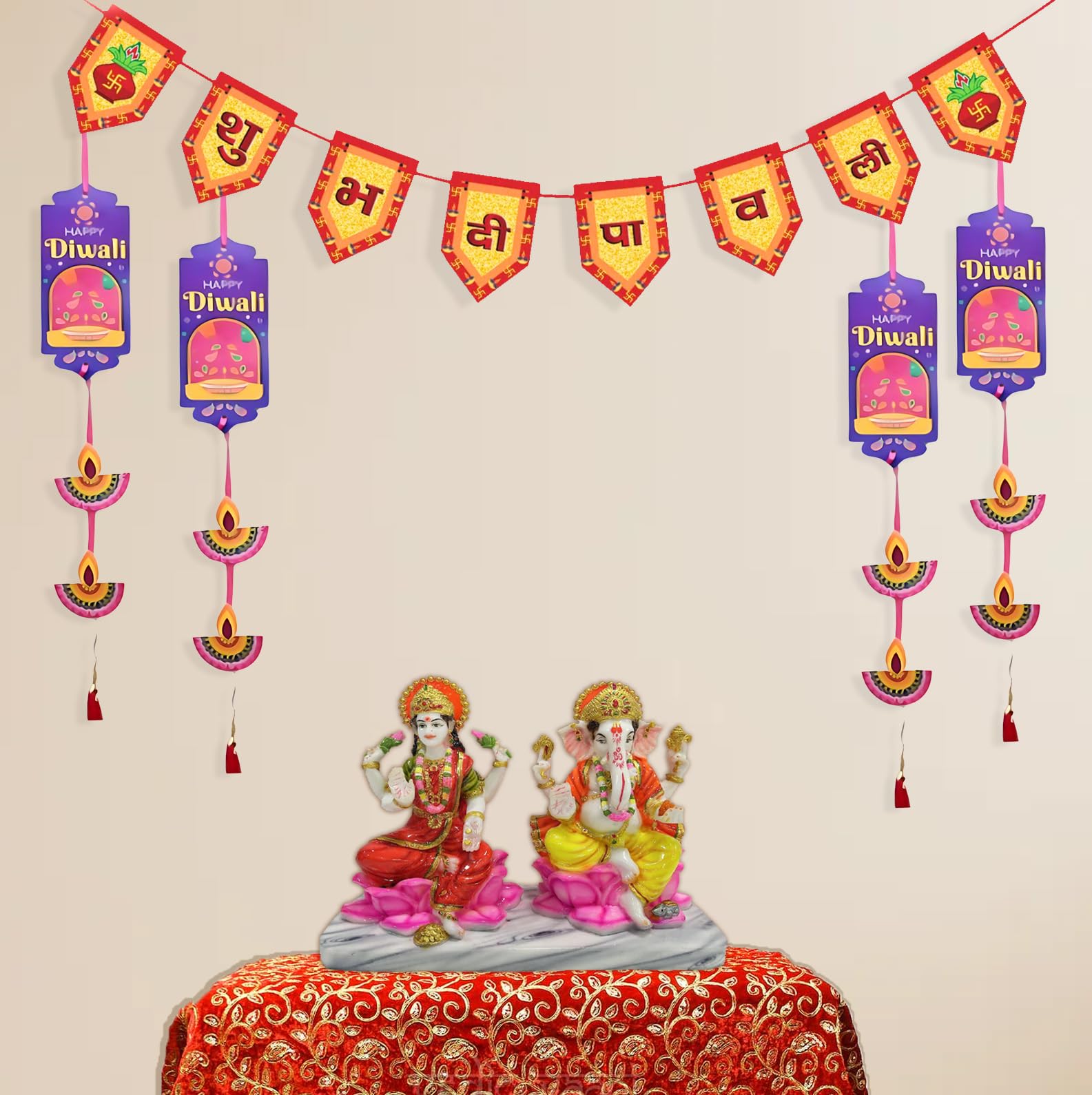 Paper Toran for Main Entrance Door Hanging for Home Decoration