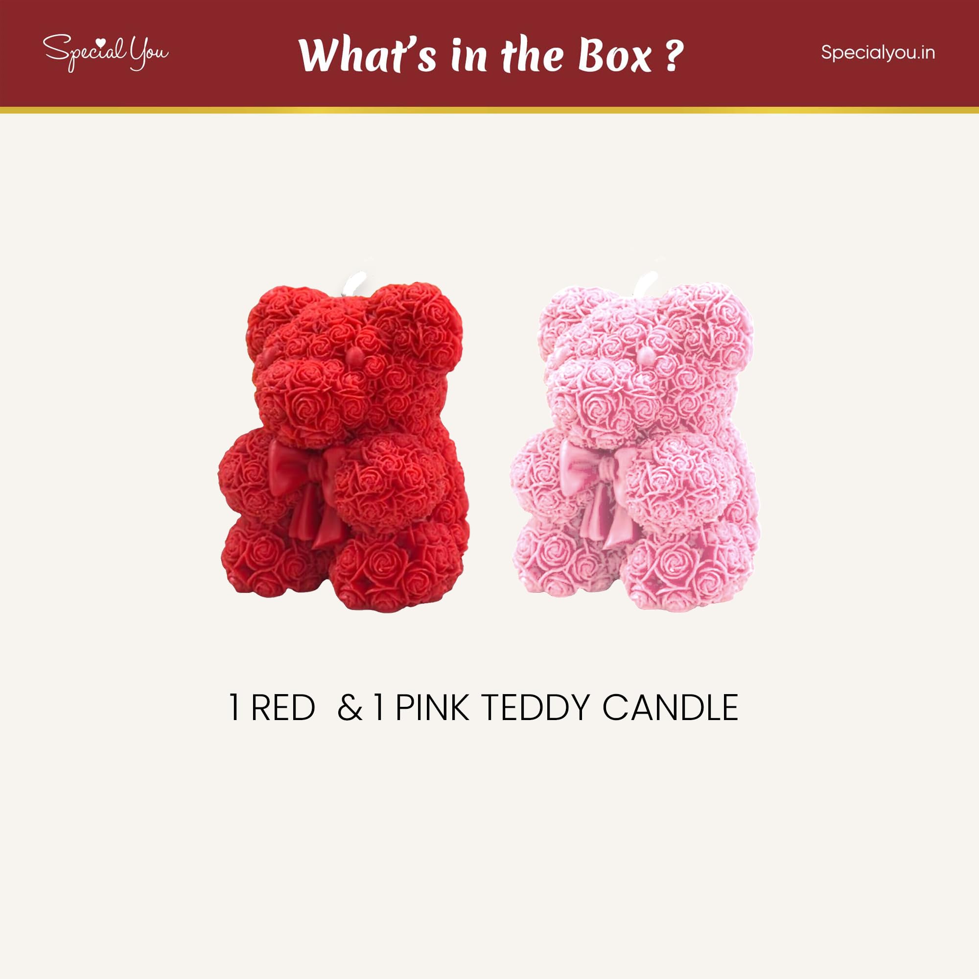 Teddy Bear shape scented candles