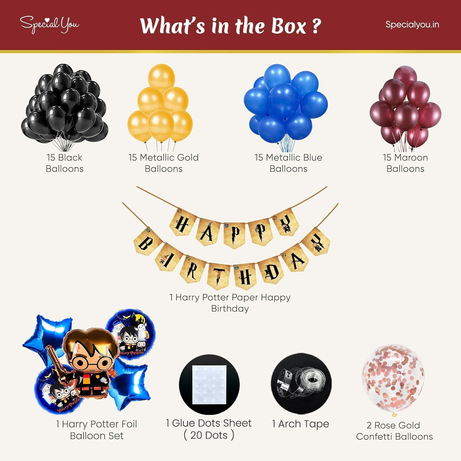 harry potter foil balloons