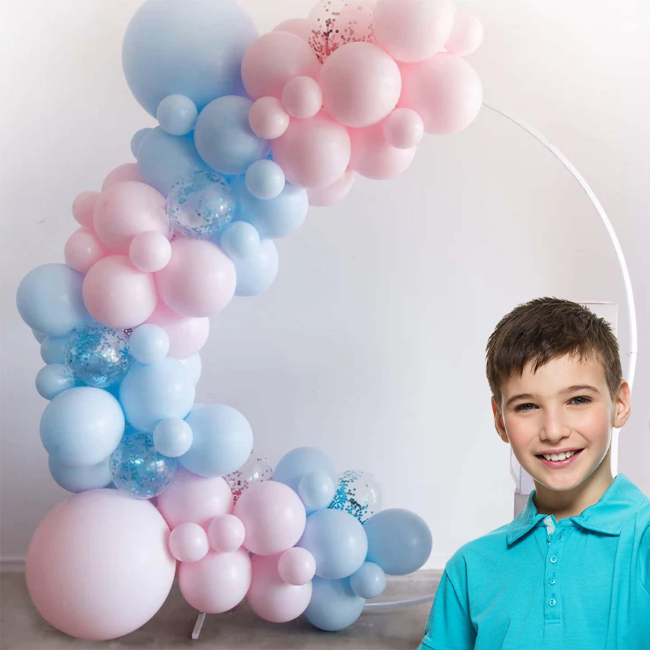 Pastel Pink & Blue Balloons for Decoration