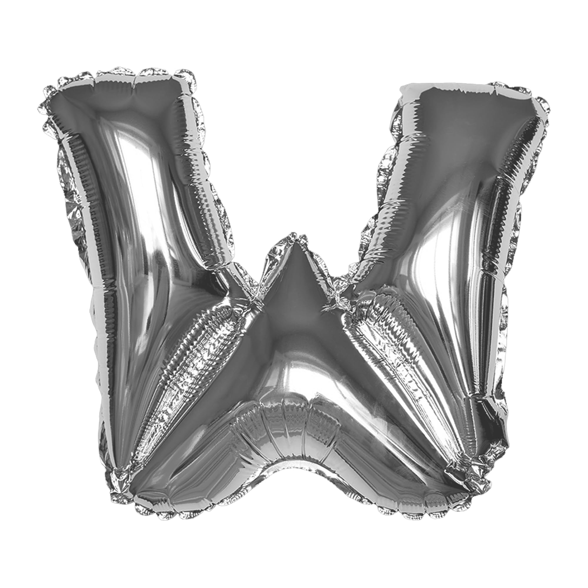 Silver W Letter Foil Balloon - Special You