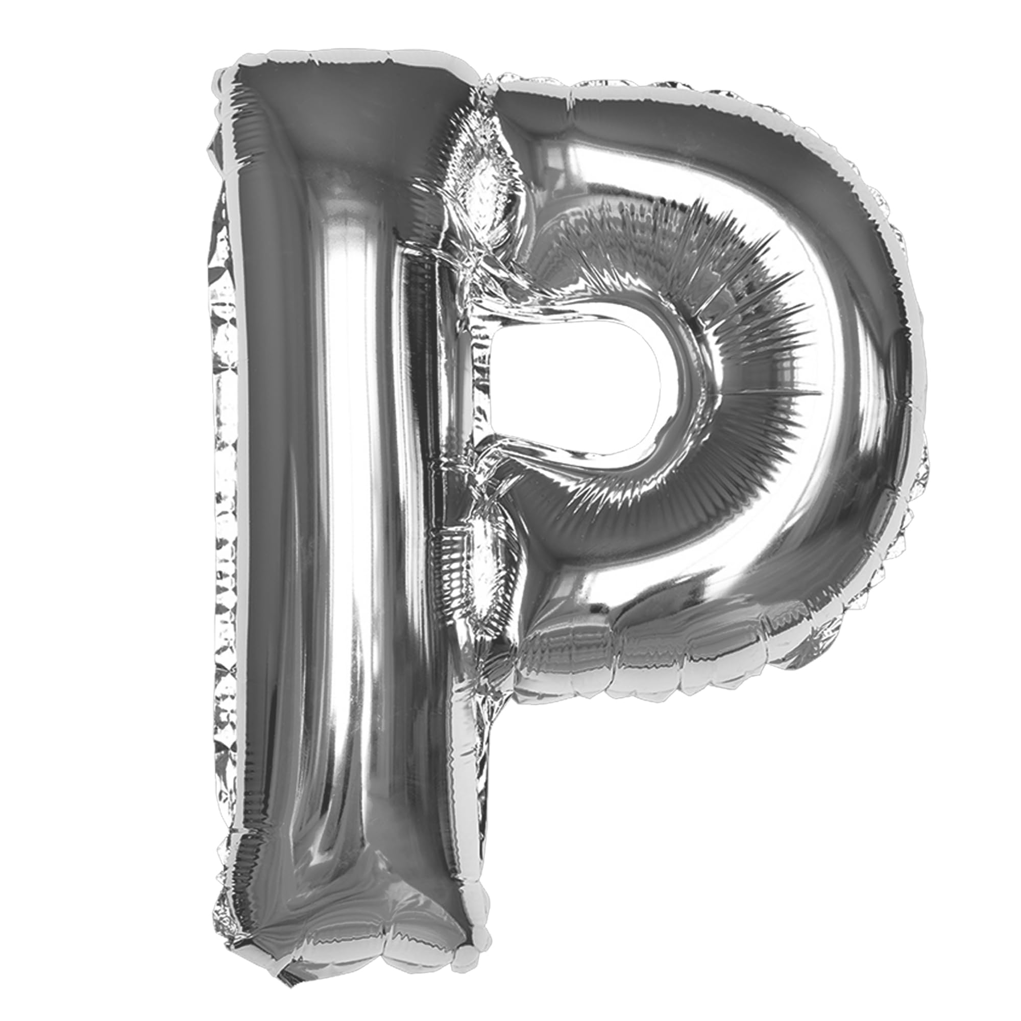 Silver P Letter Foil Balloon - Special You