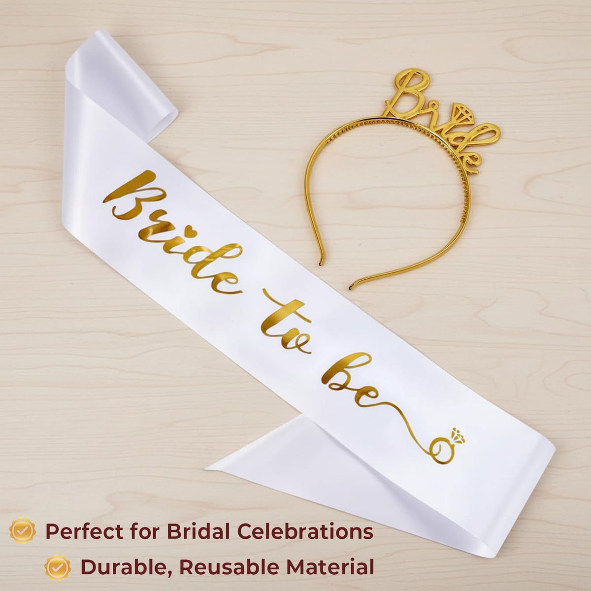 Bride to Be Sash & Headband